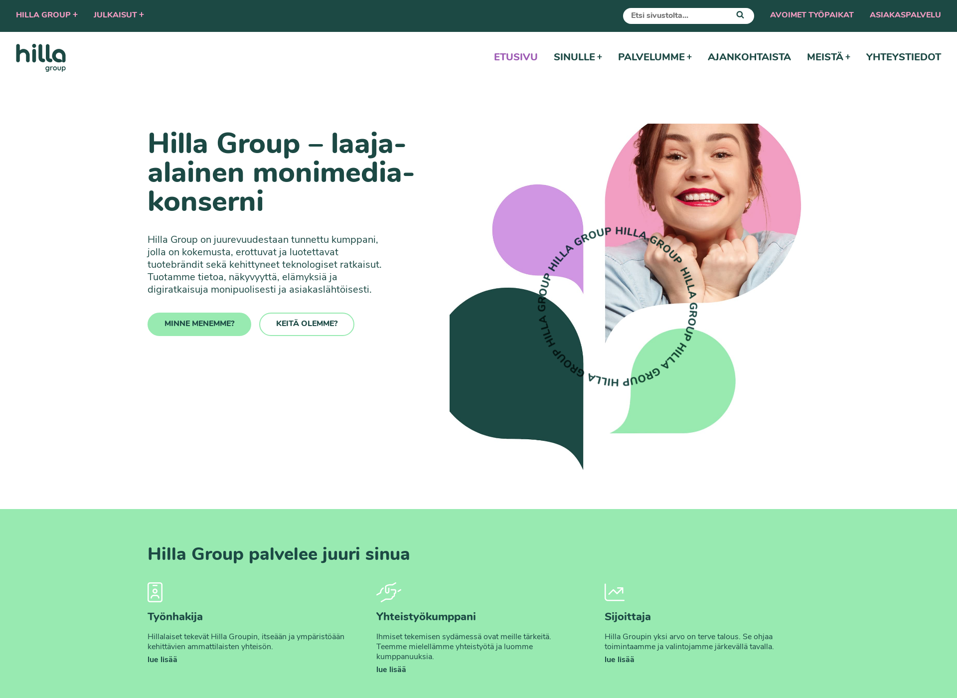 Näyttökuva hilla-group.fi