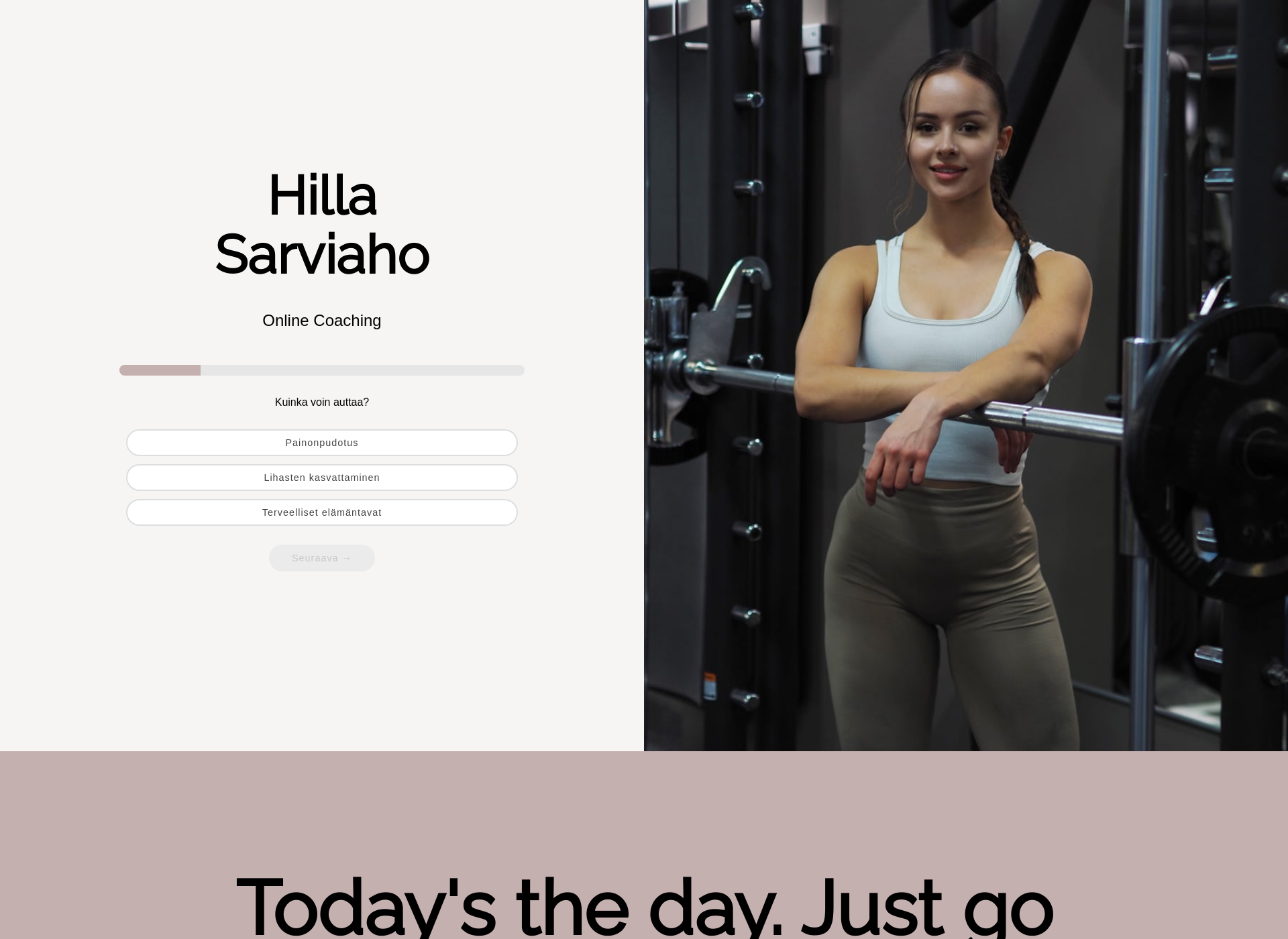 Screenshot for hillasarviaho.fi