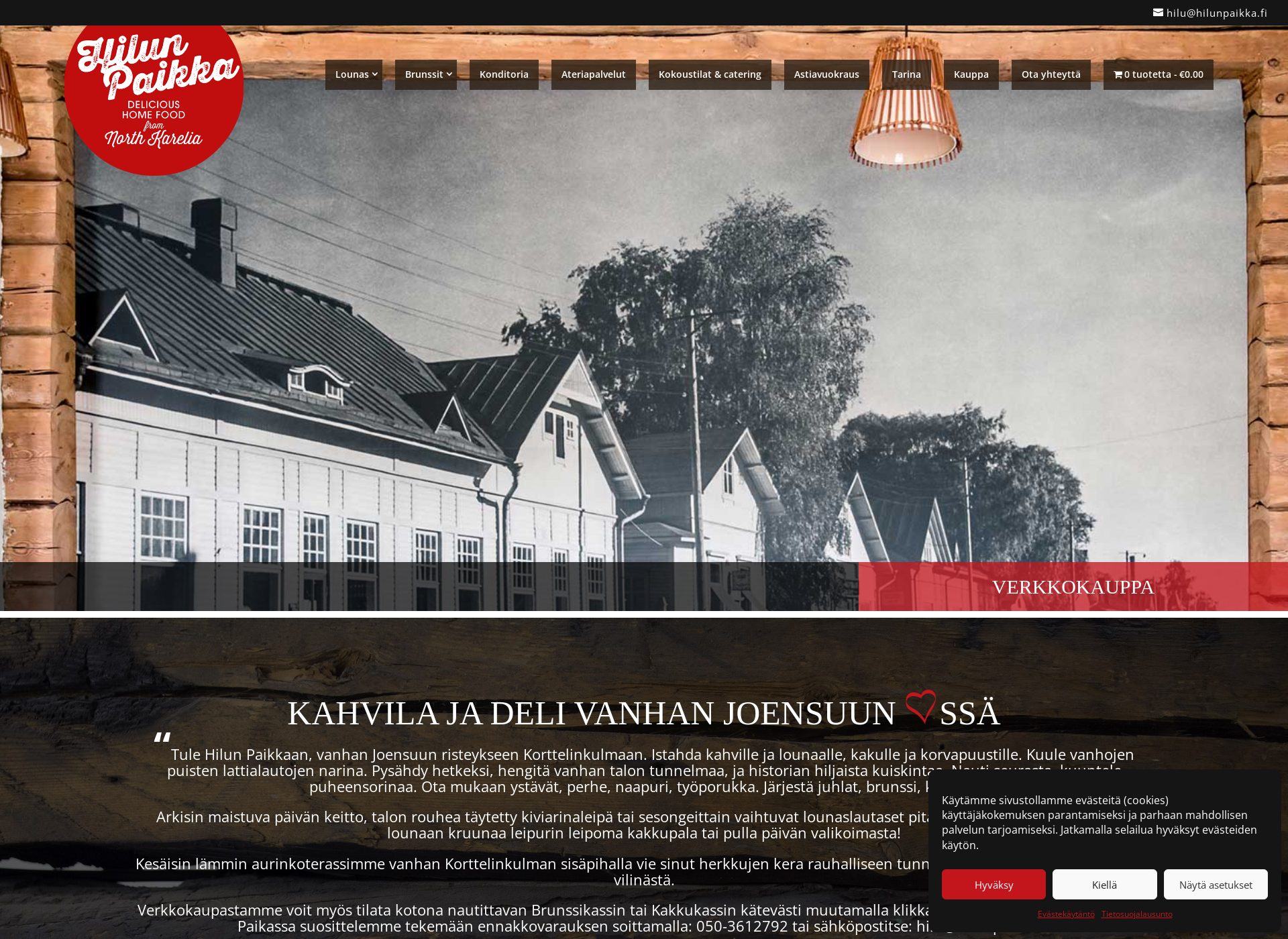 Screenshot for hilunpaikka.fi
