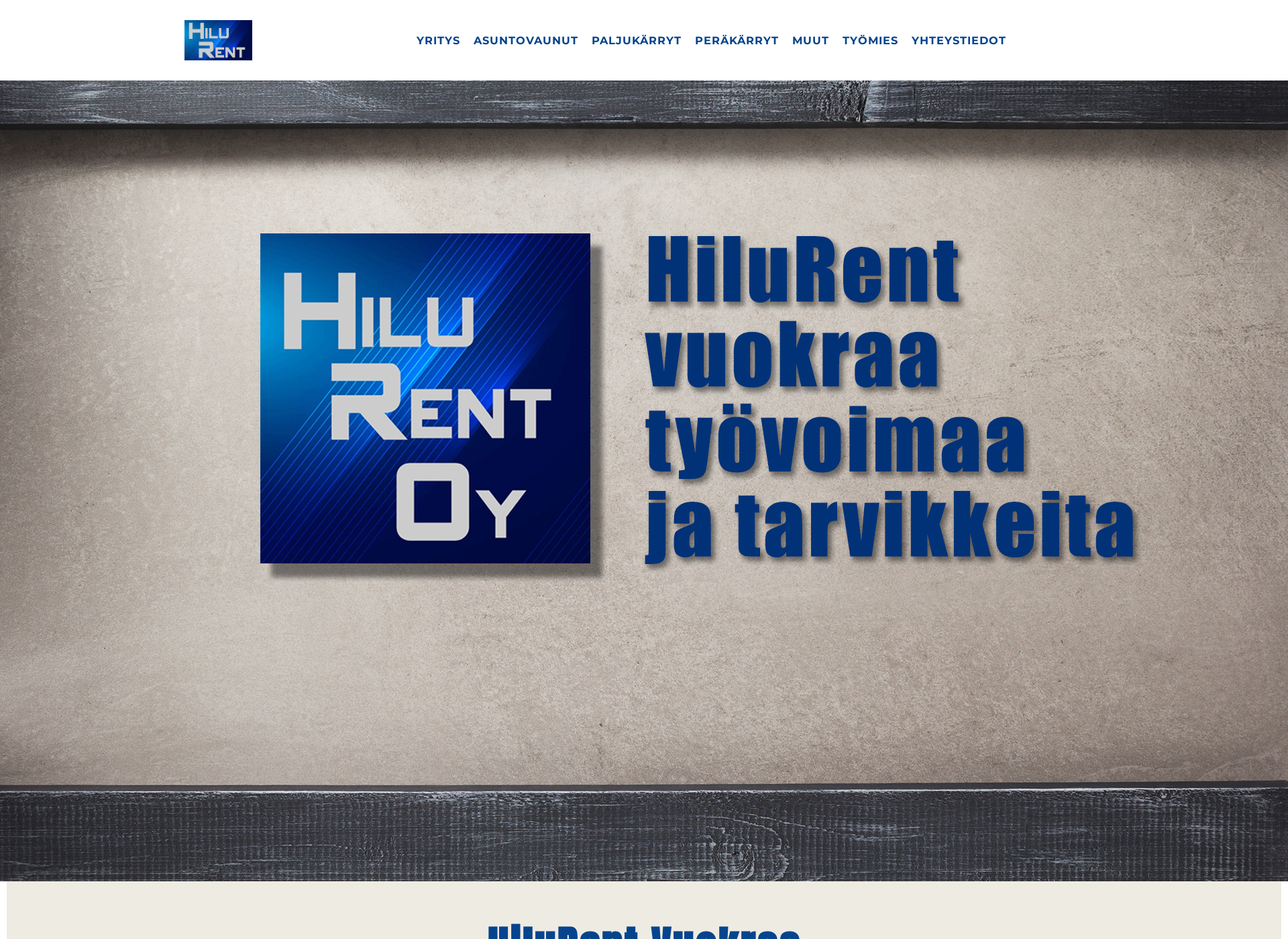 Skärmdump för hilurentoy.fi