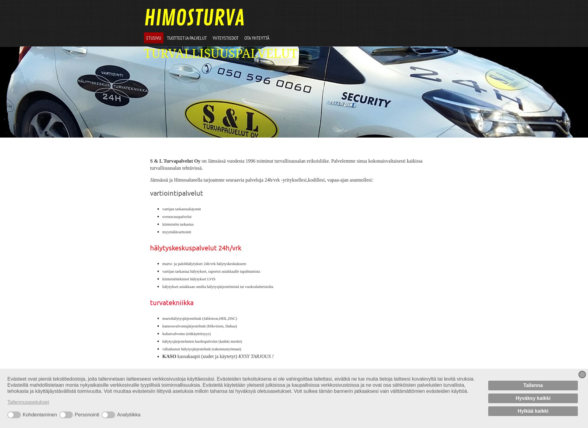 Screenshot for himosturva.fi