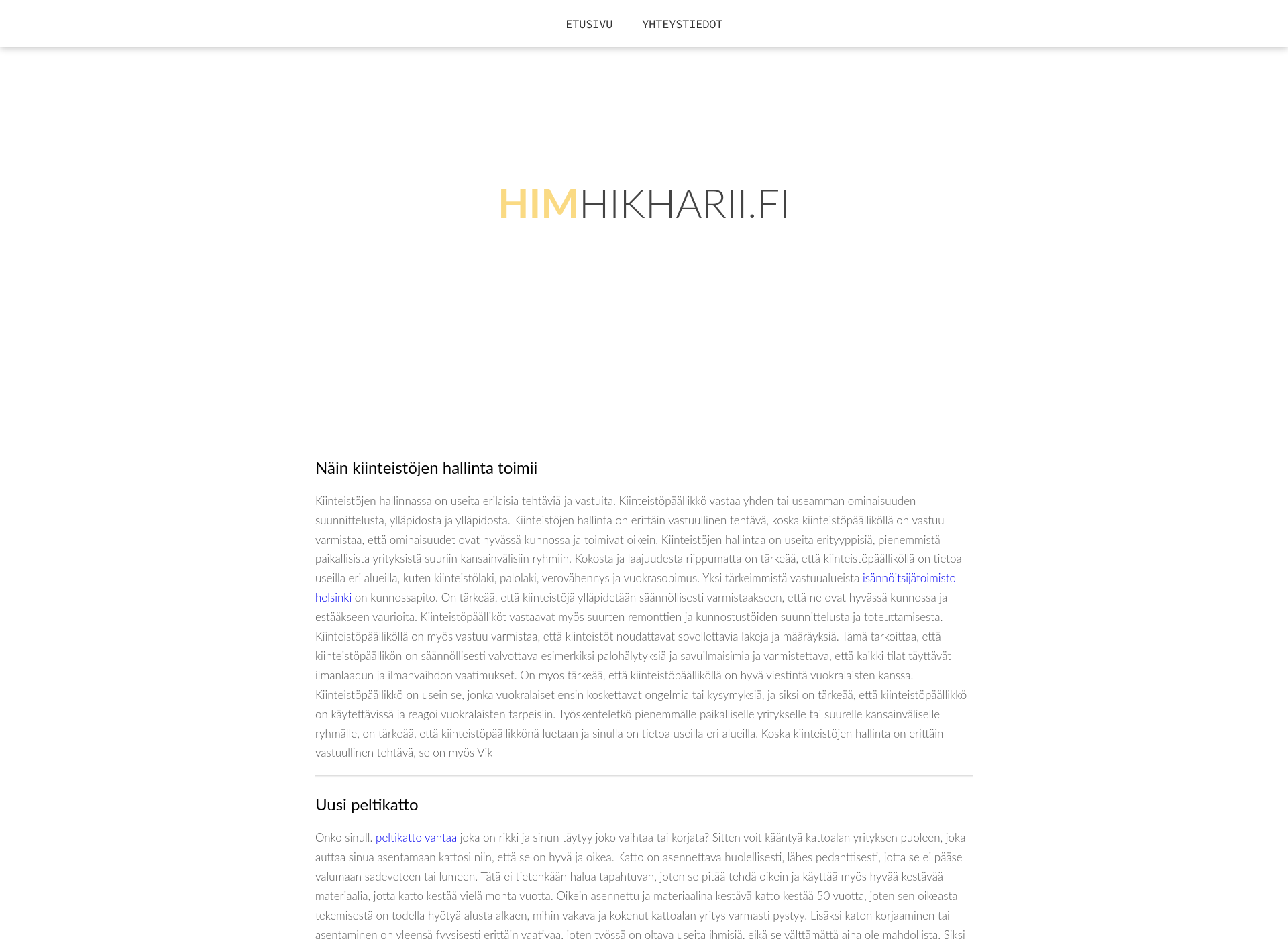 Screenshot for himshikhar.fi