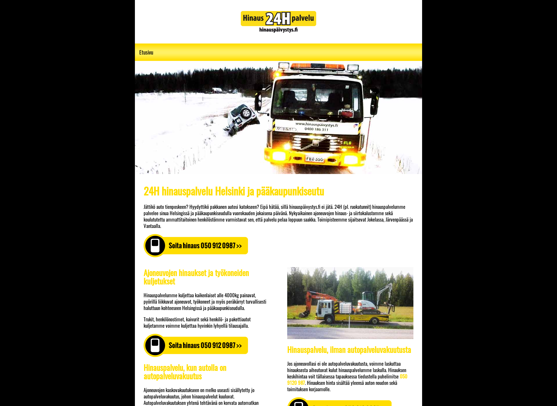Screenshot for hinauspaivystys.fi