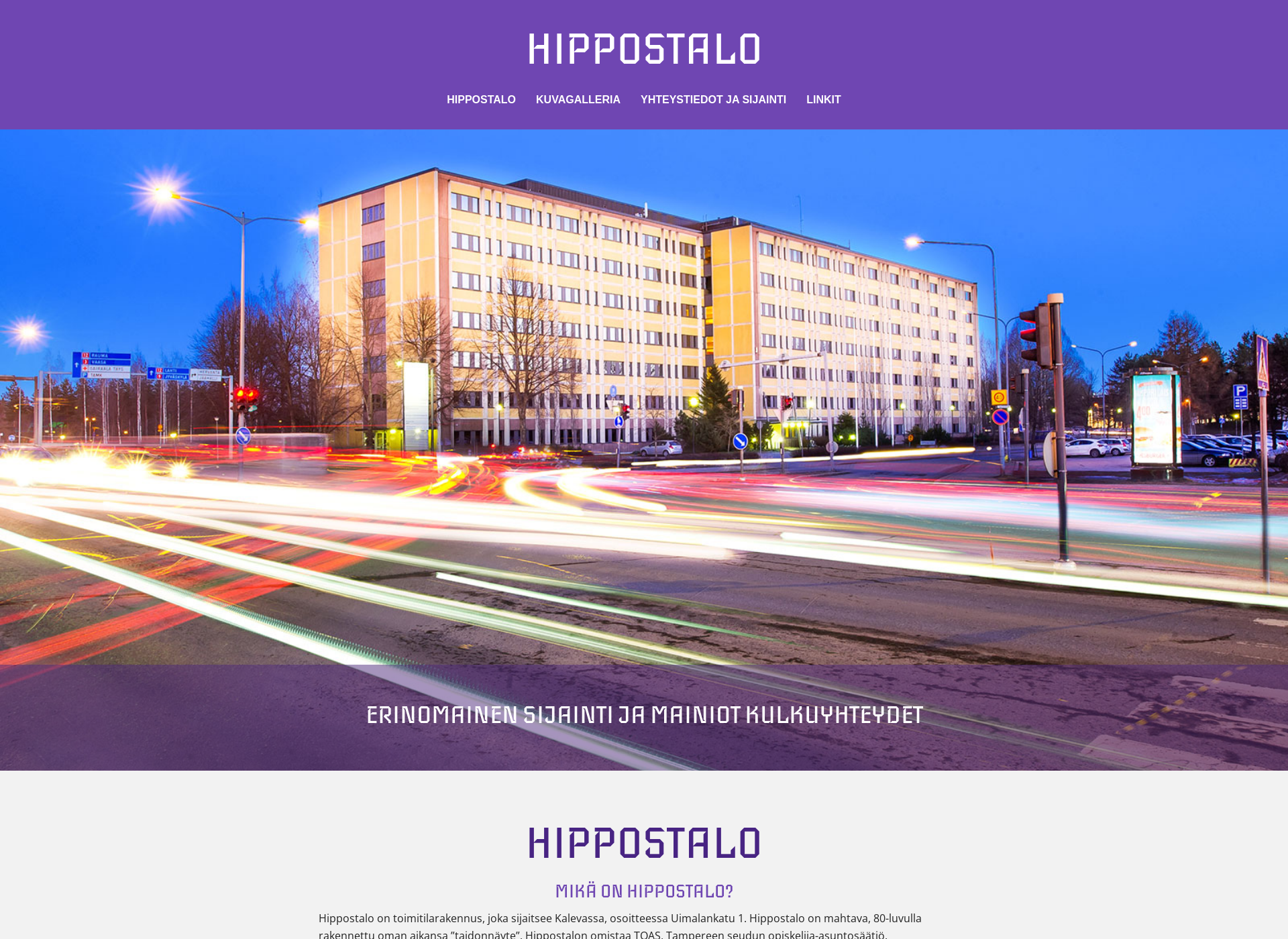 Näyttökuva hippostalo.fi