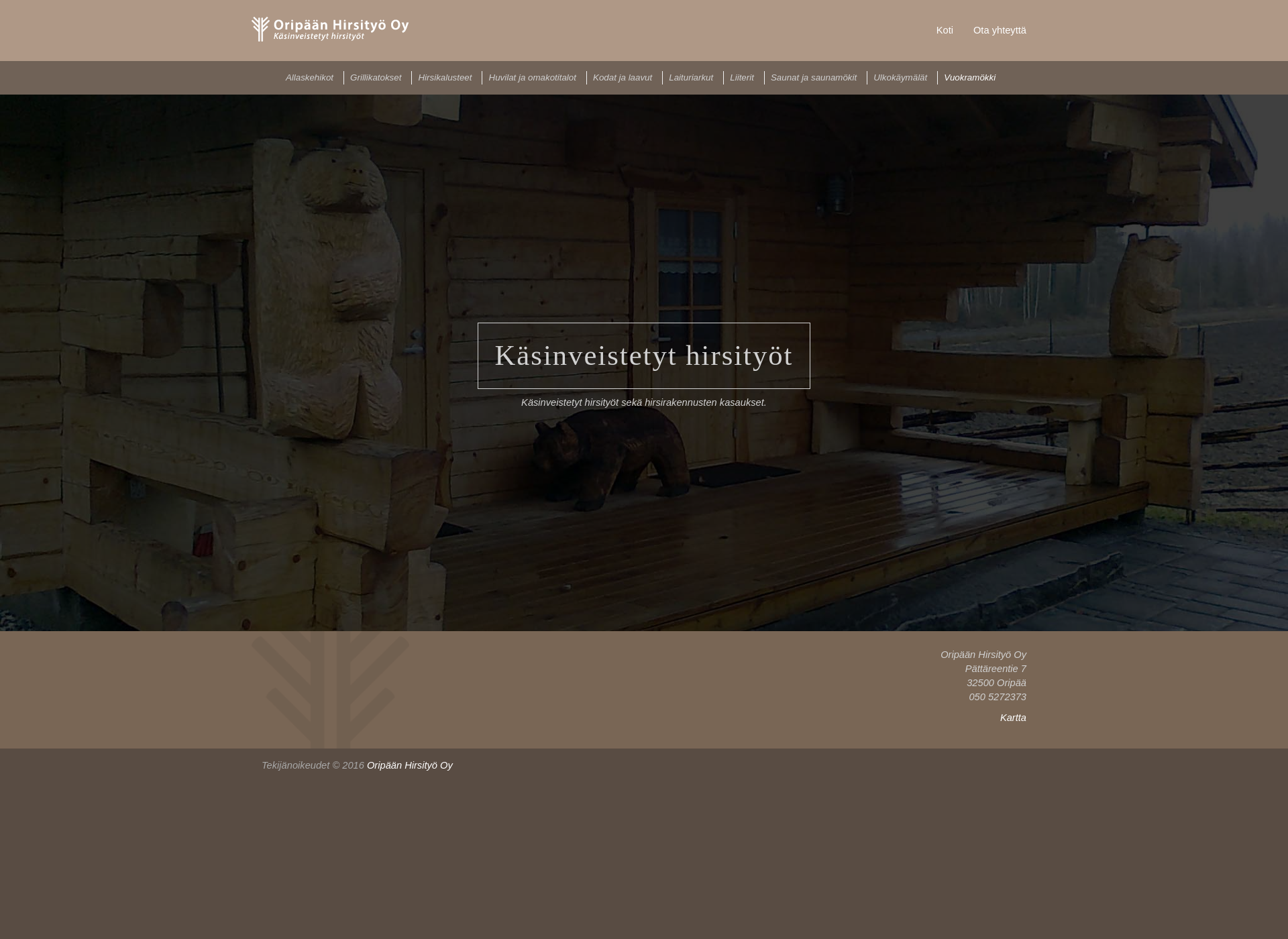 Screenshot for hirsirak.fi