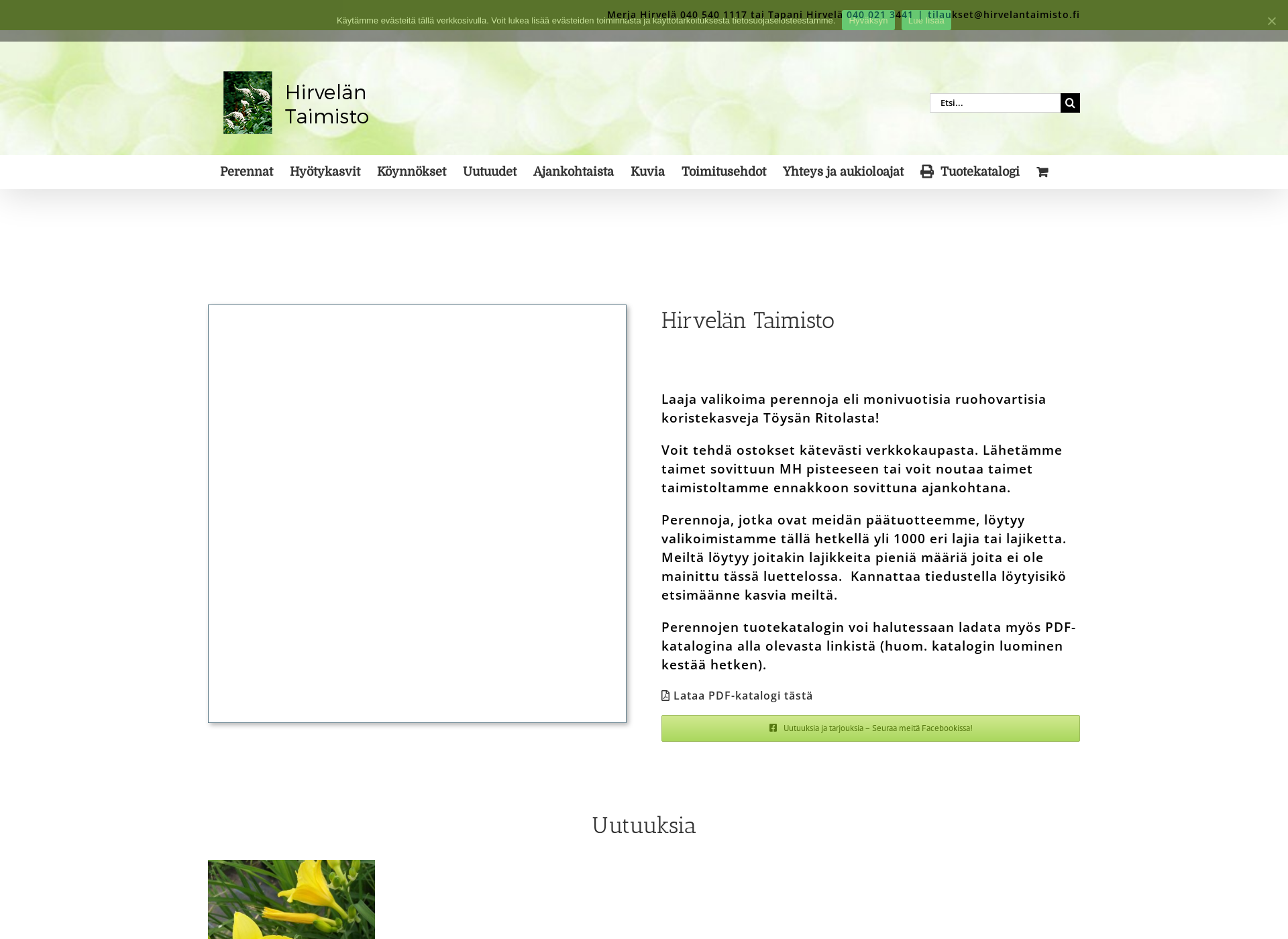 Screenshot for hirvelantaimisto.fi