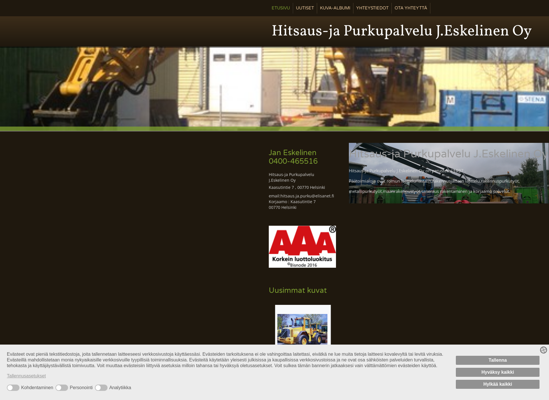 Screenshot for hitsausjapurkupalvelu.fi