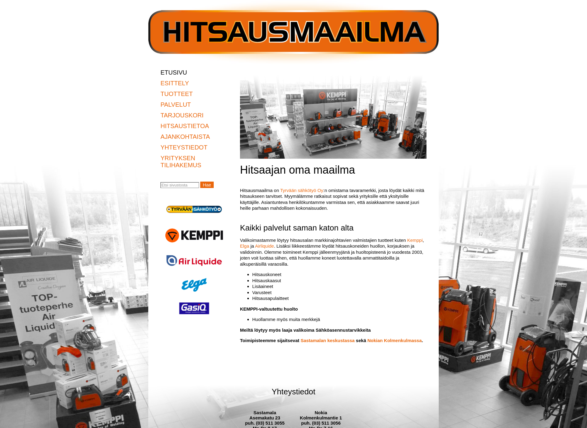 Screenshot for hitsausmaailma.fi