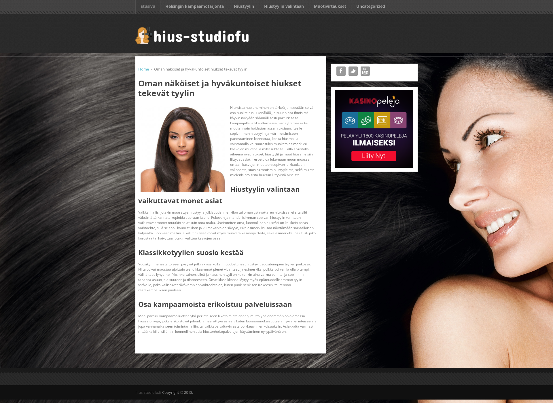 Screenshot for hius-studiofu.fi