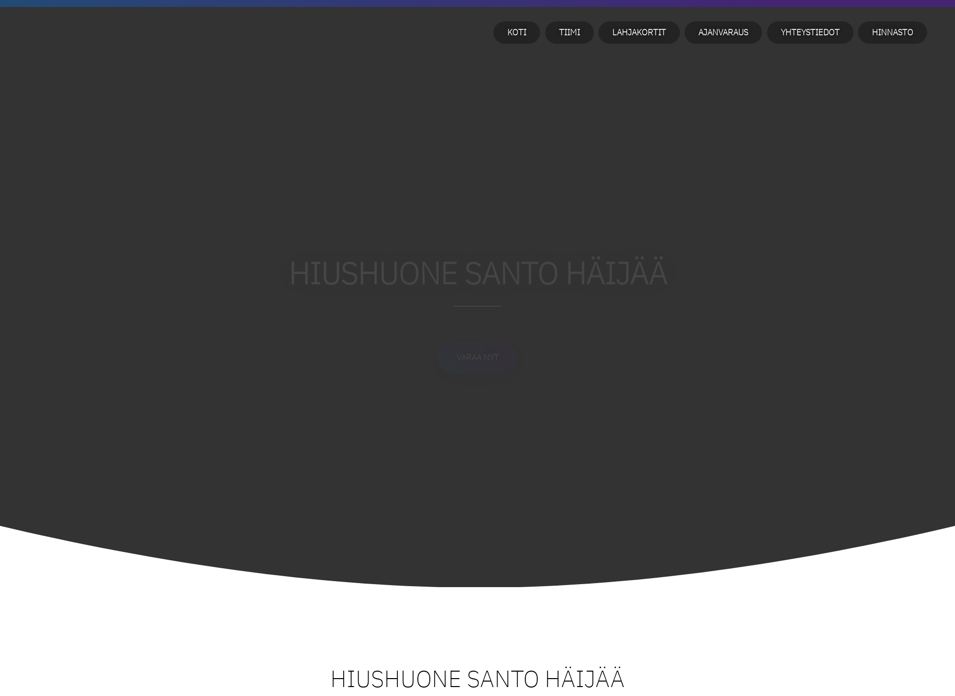 Screenshot for hiushuonesanto.fi