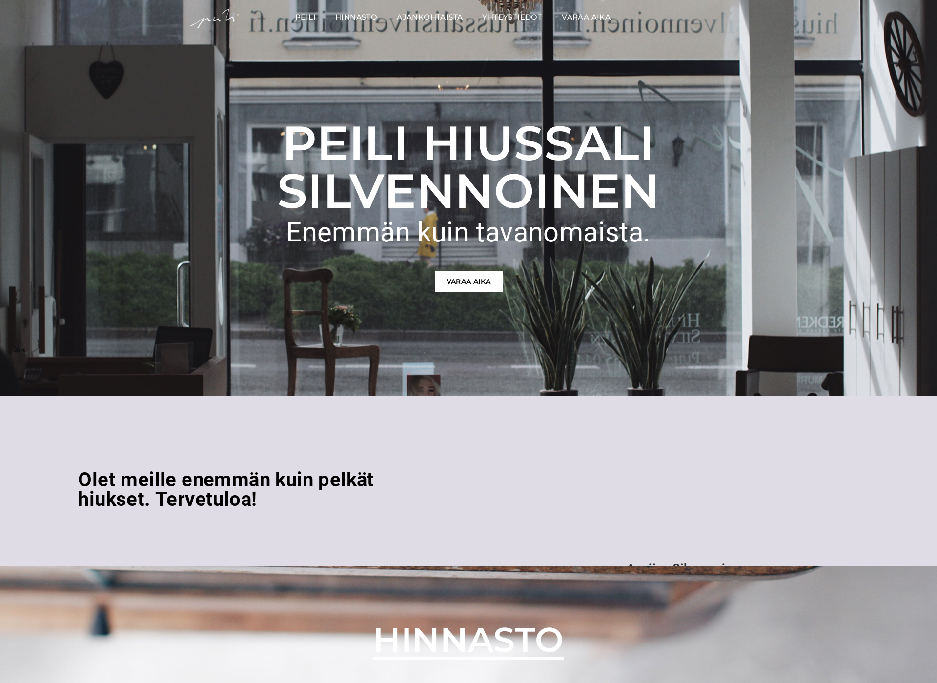 Screenshot for hiussalisilvennoinen.fi