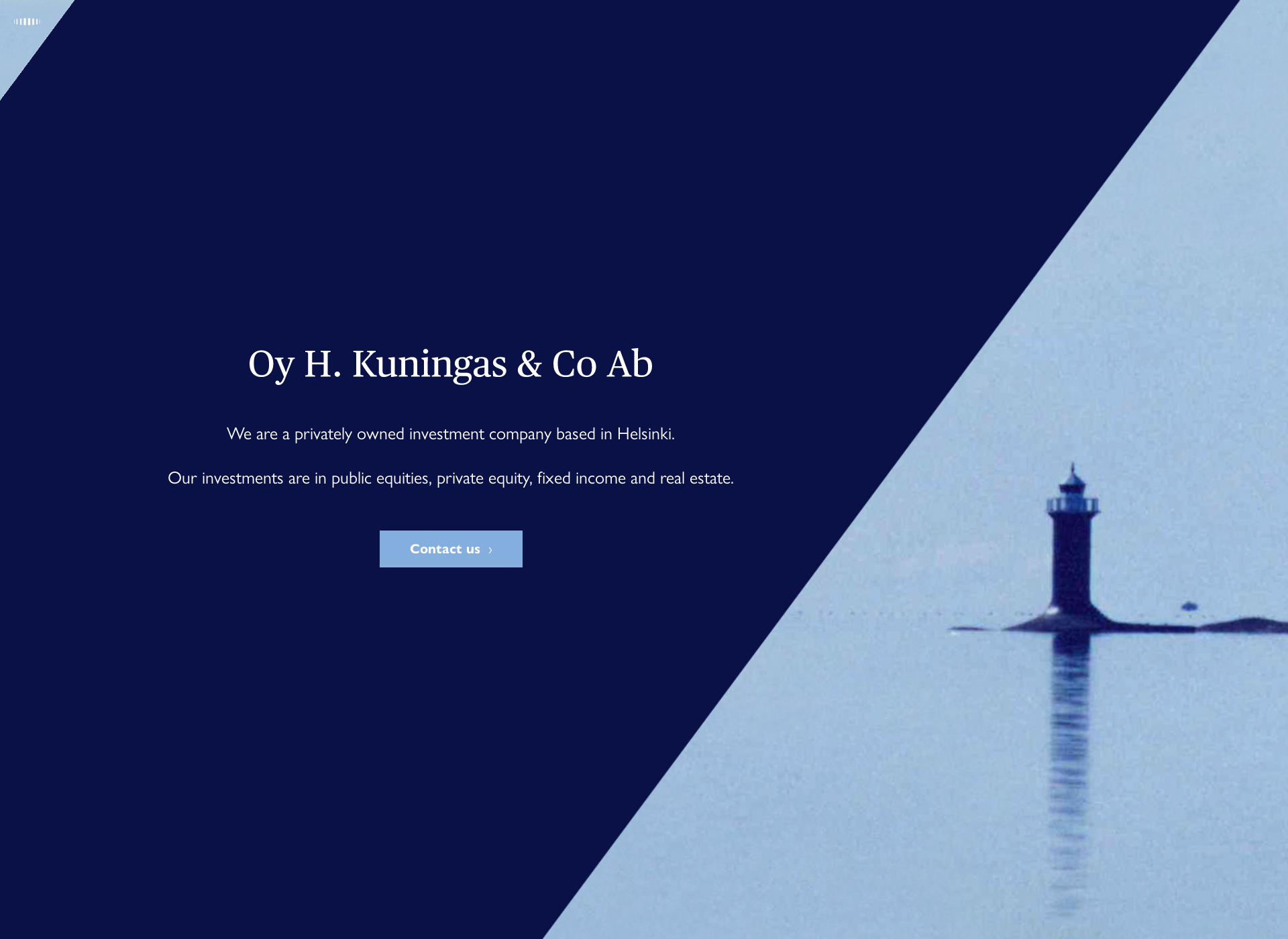 Skärmdump för hkuningas.fi