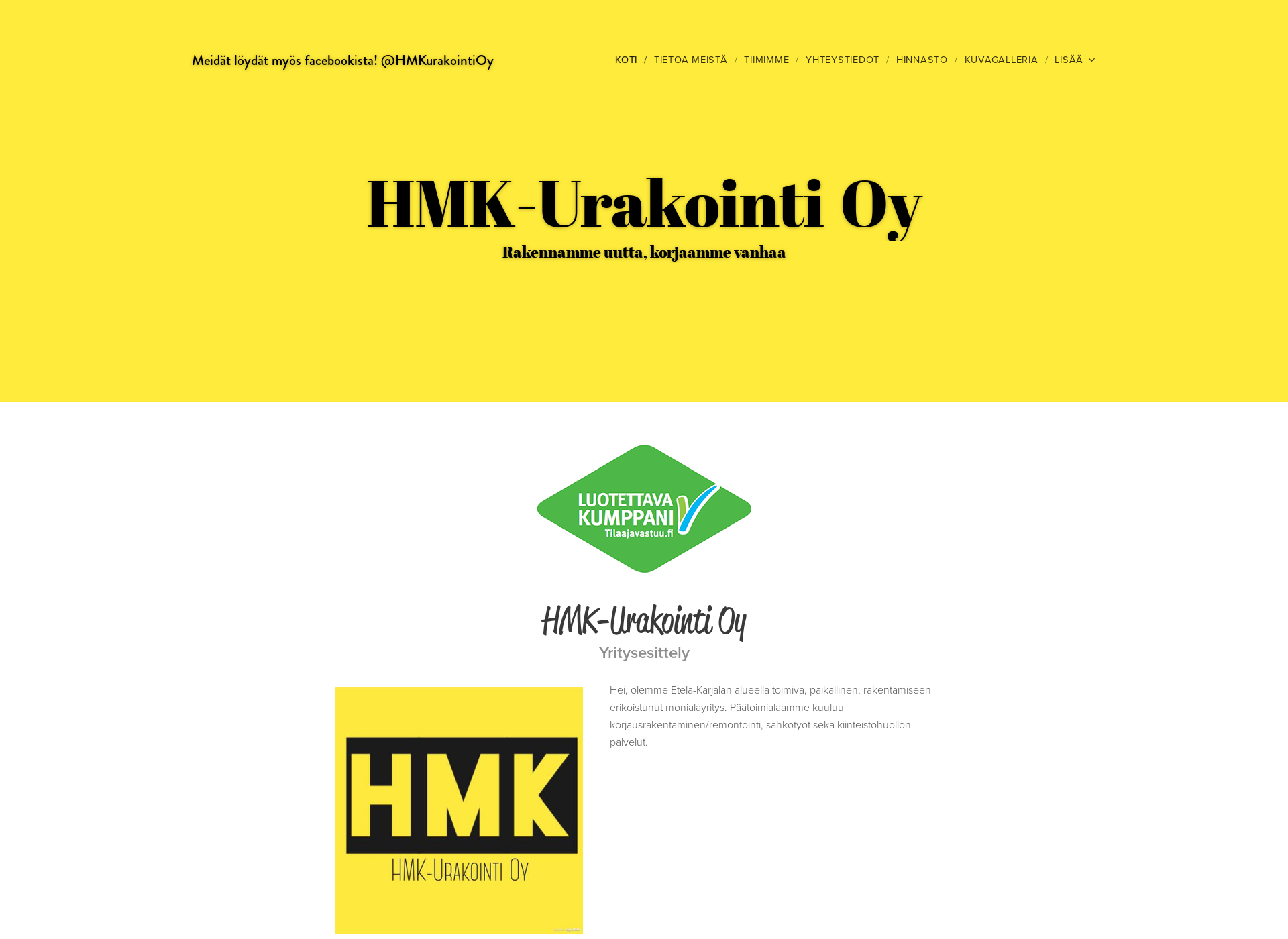 Screenshot for hmkurakointi.fi