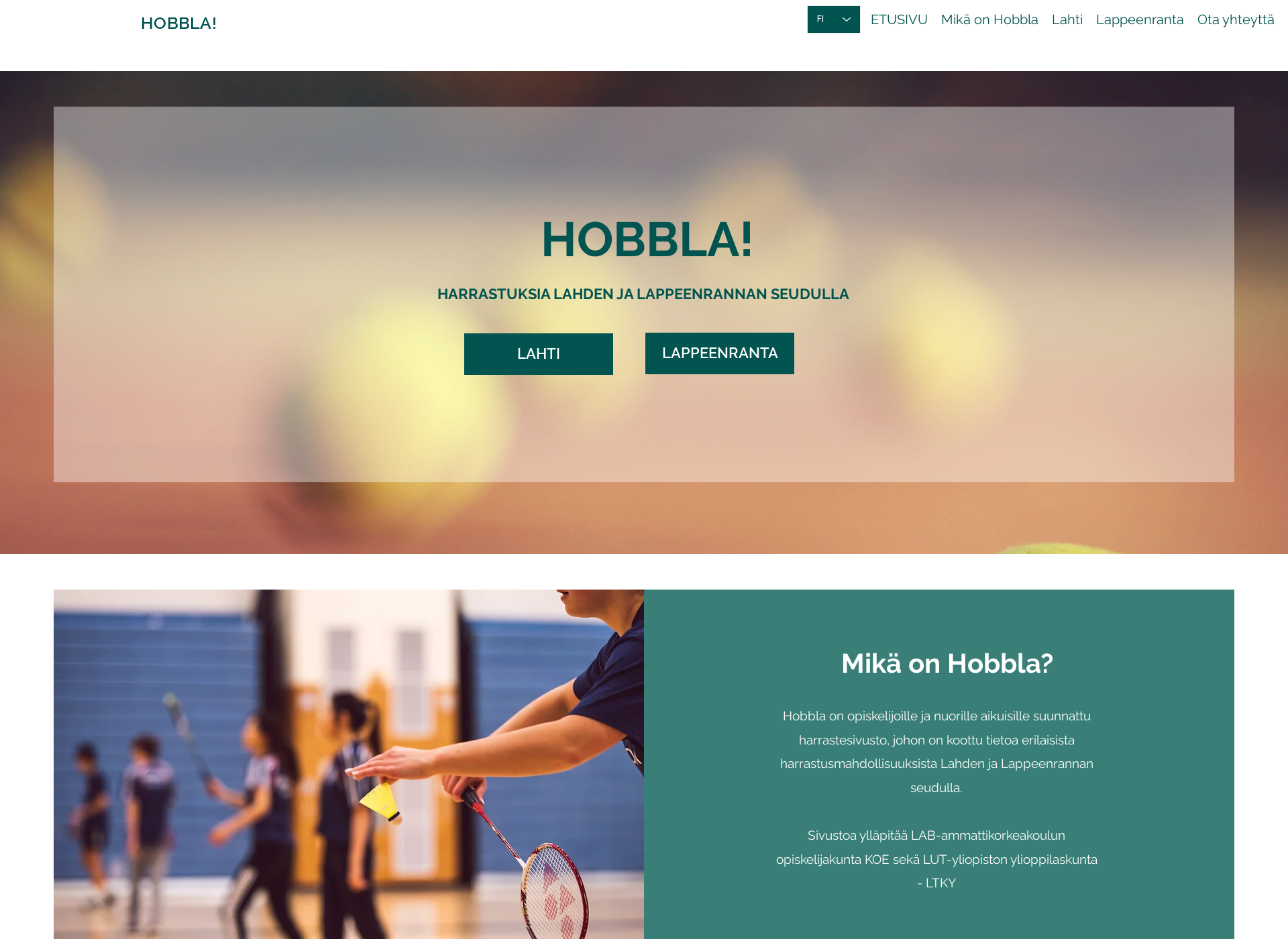 Screenshot for hobbla.fi