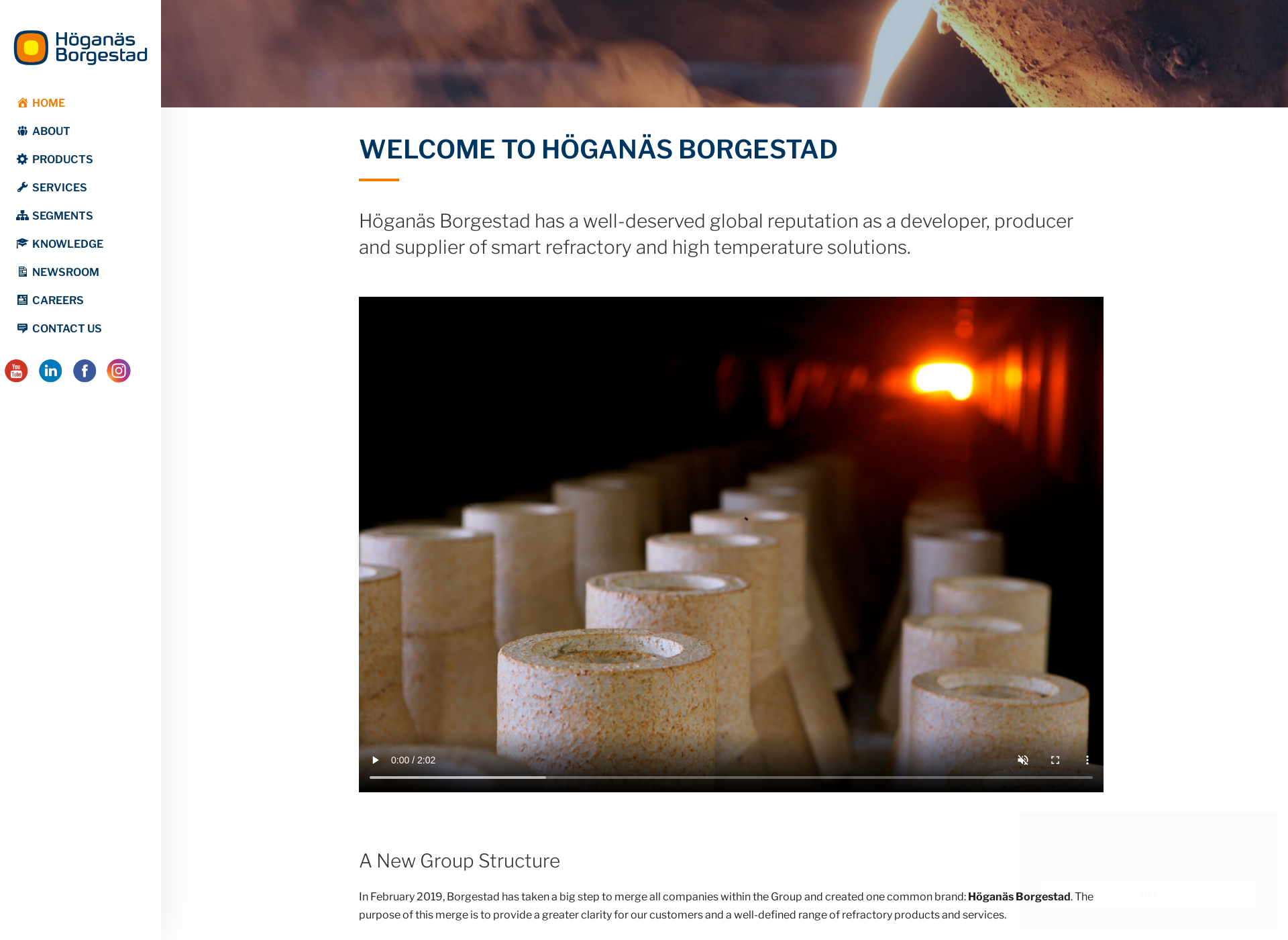 Screenshot for hoganasborgestad.com