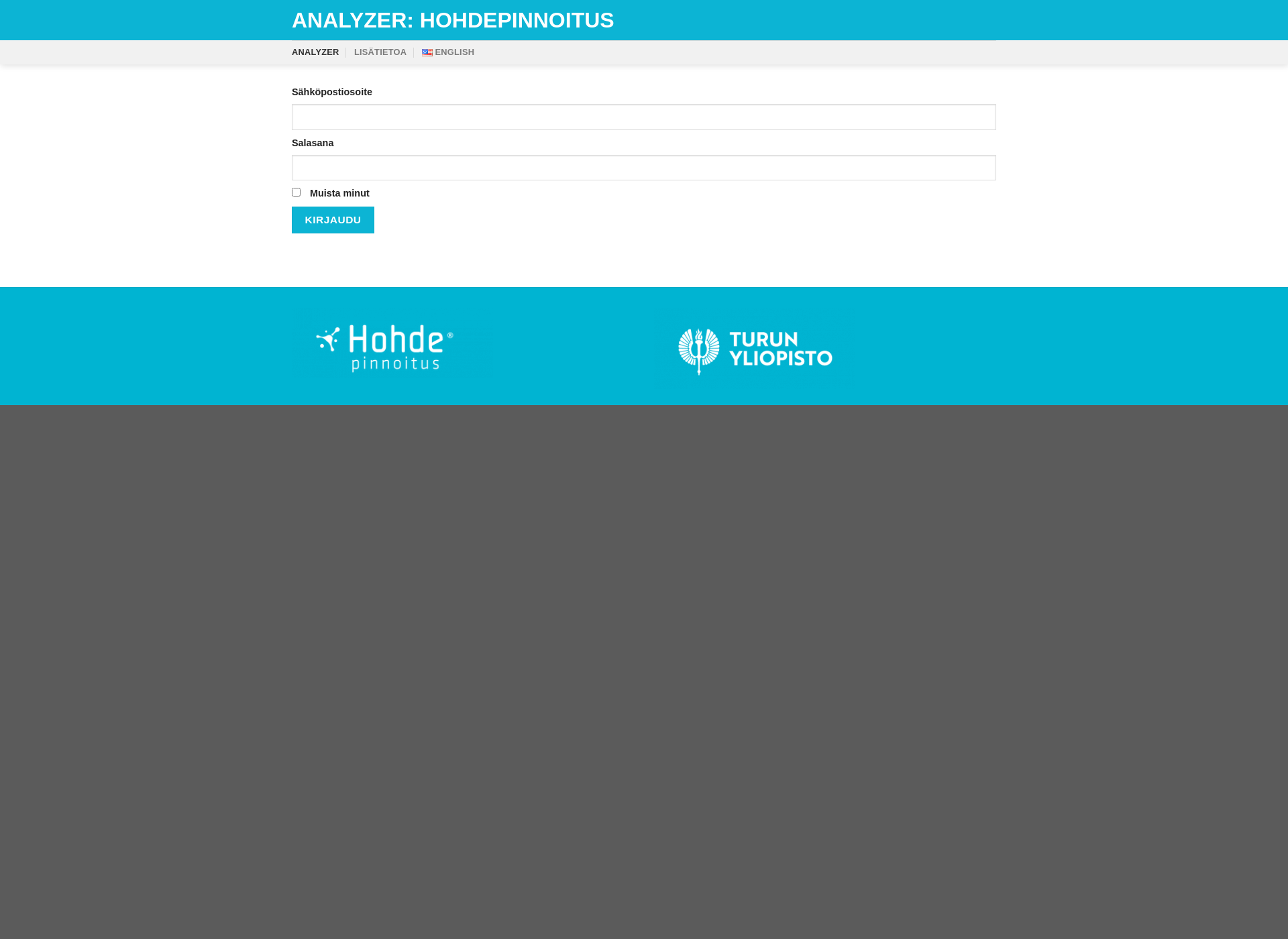 Screenshot for hohdeanalyzer.fi