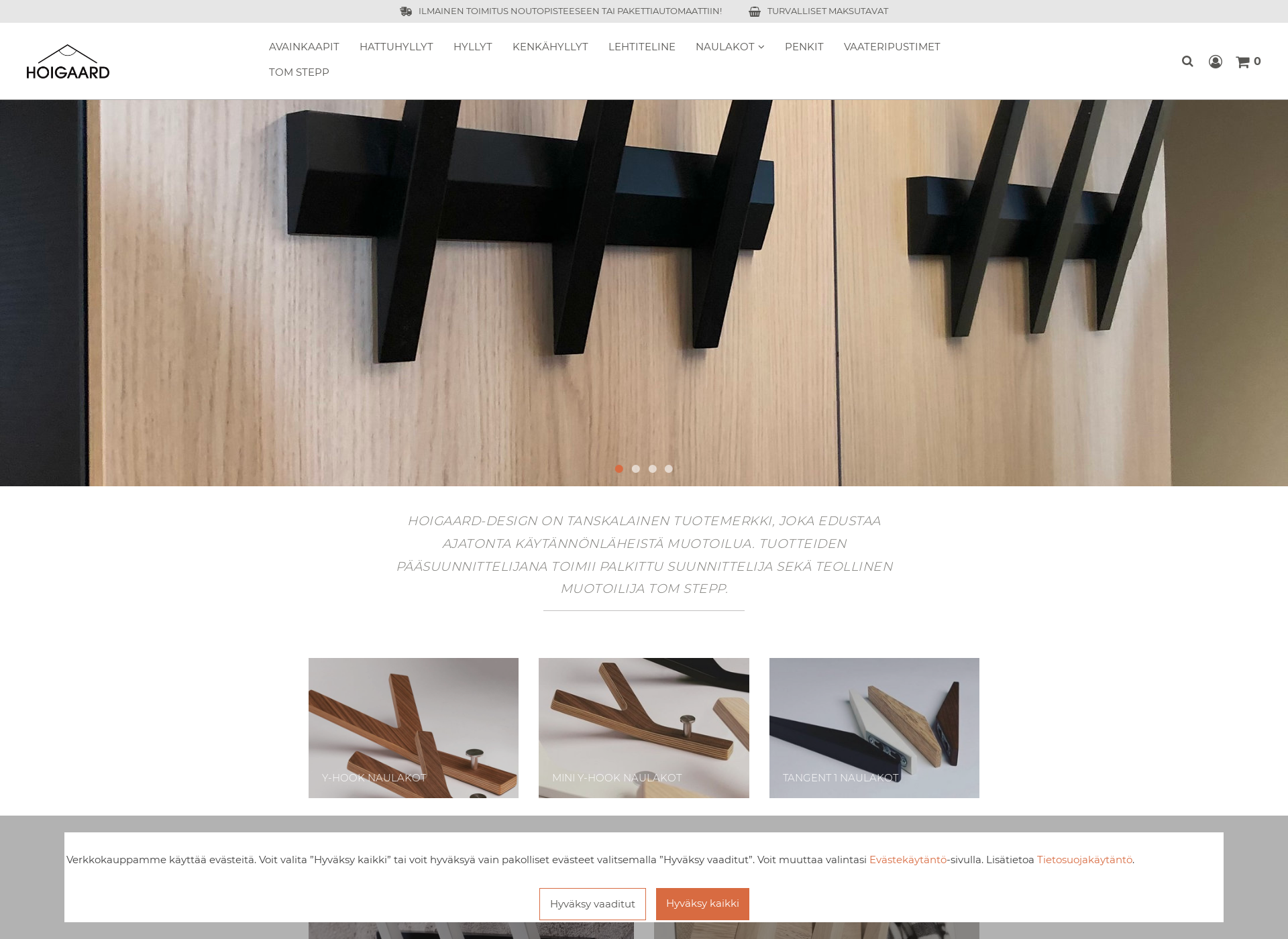 Screenshot for hoigaard-designshop.fi