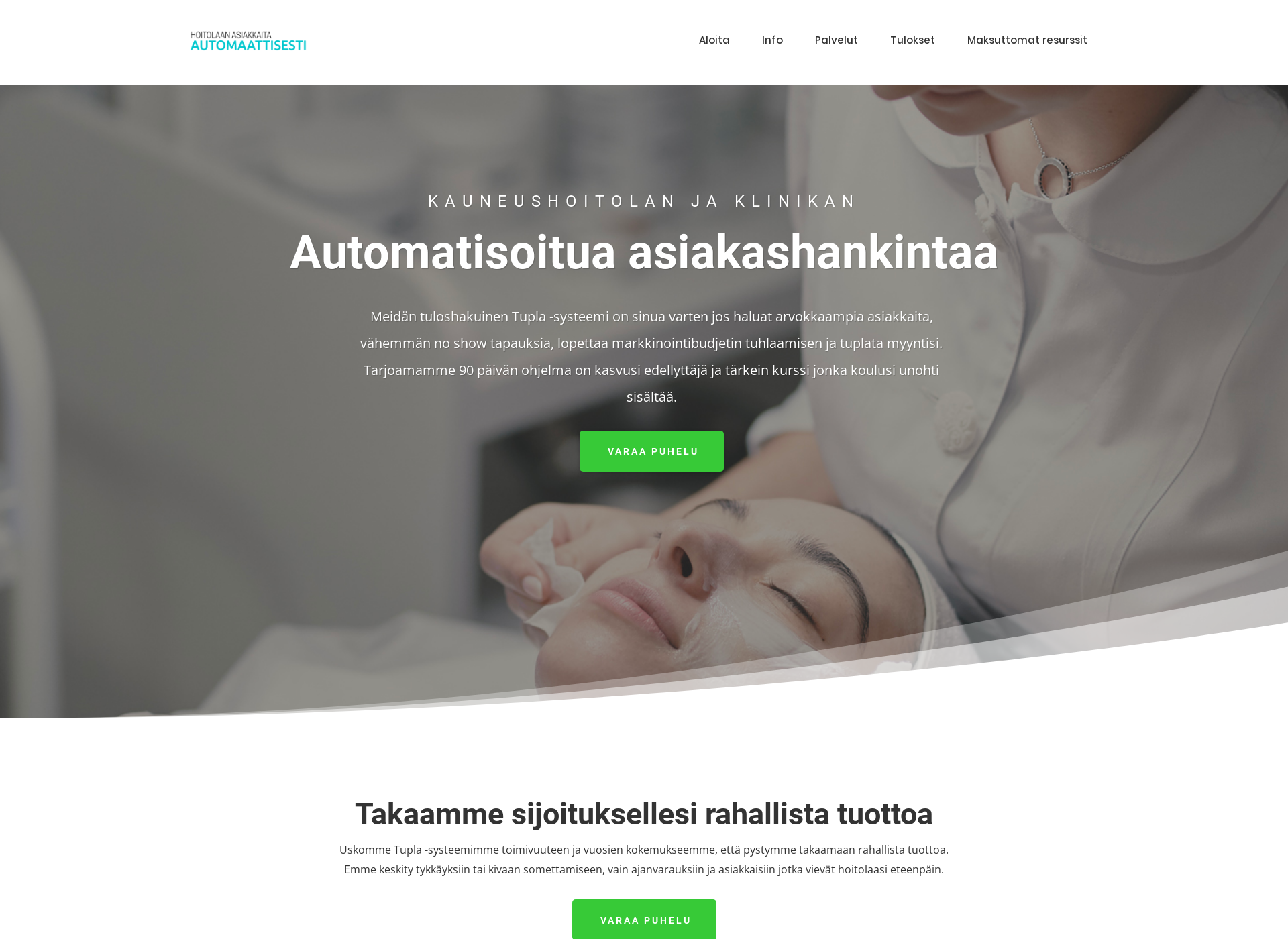 Screenshot for hoitolaanasiakkaita.fi