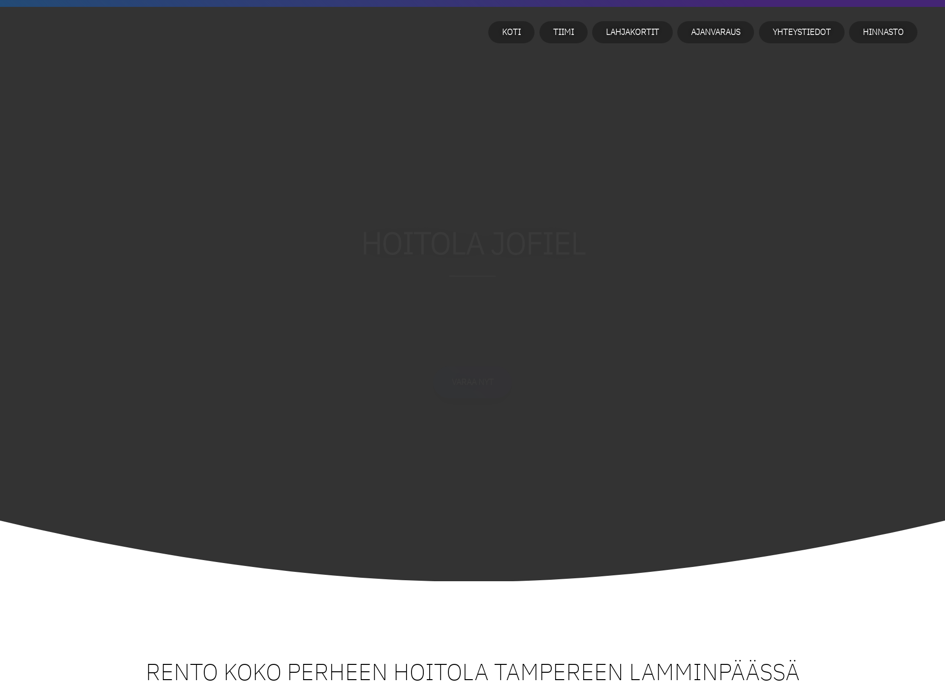 Screenshot for hoitolajofiel.fi