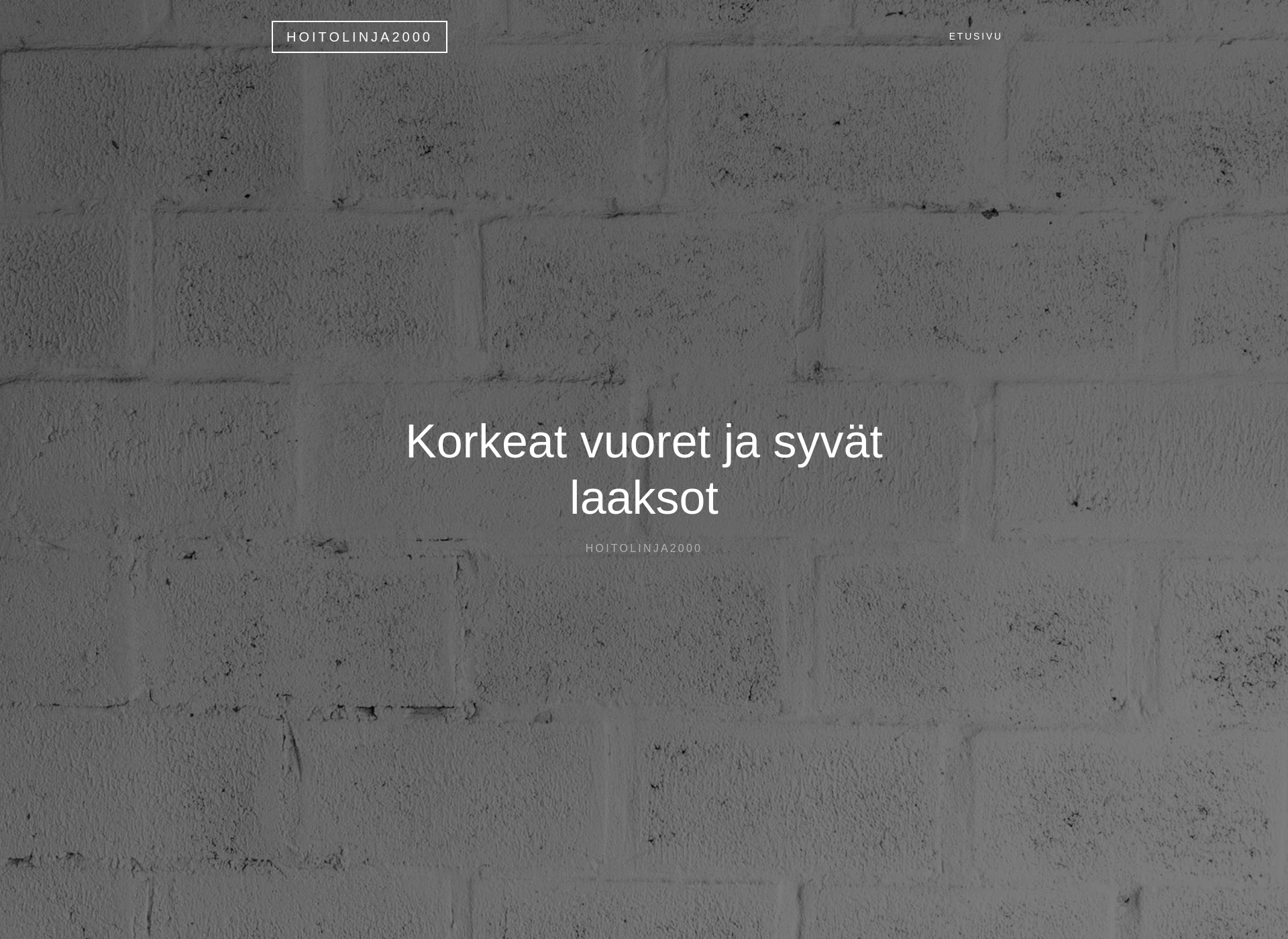 Screenshot for hoitolinja2000.fi
