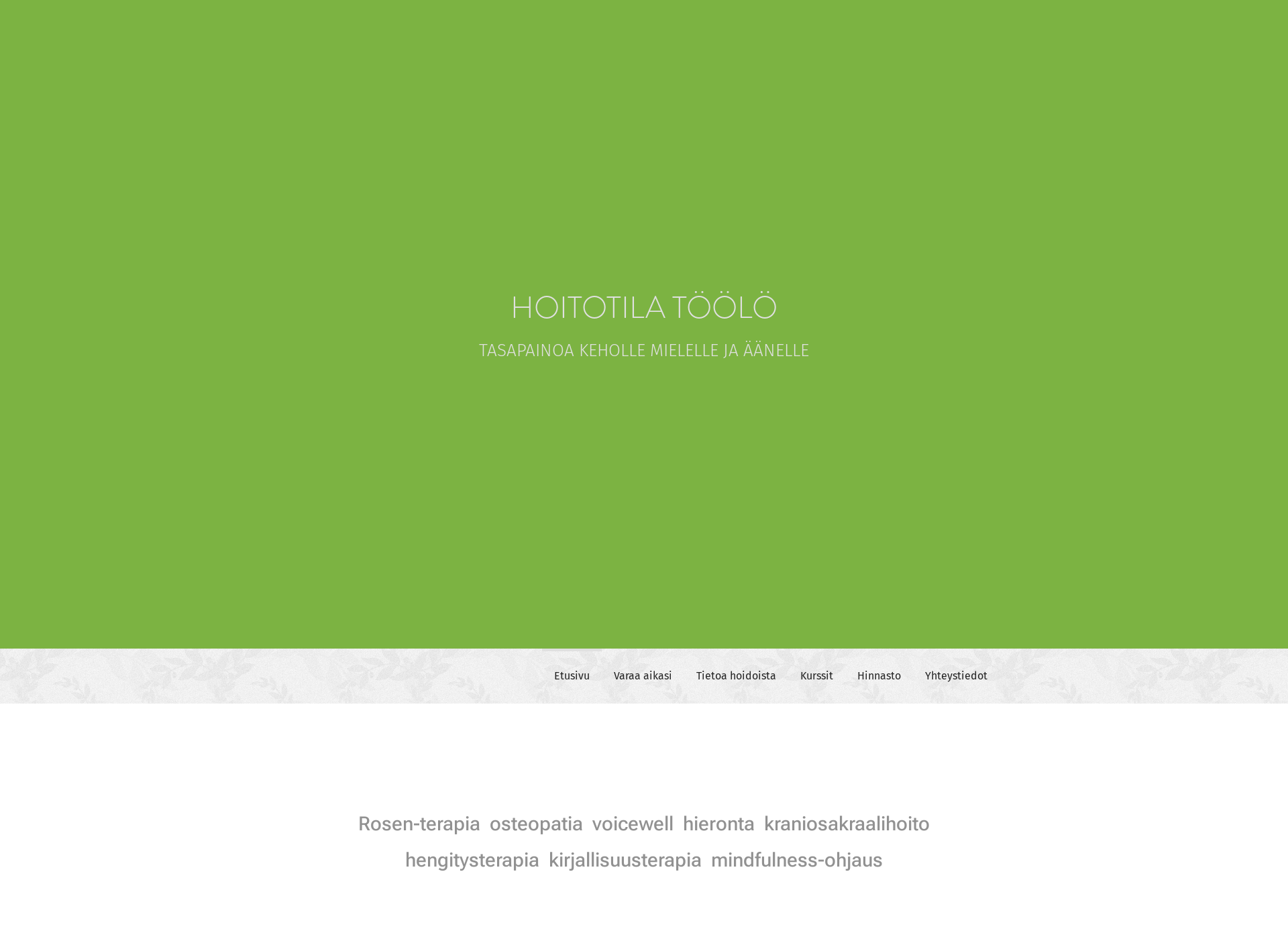 Screenshot for hoitotilatoolo.fi