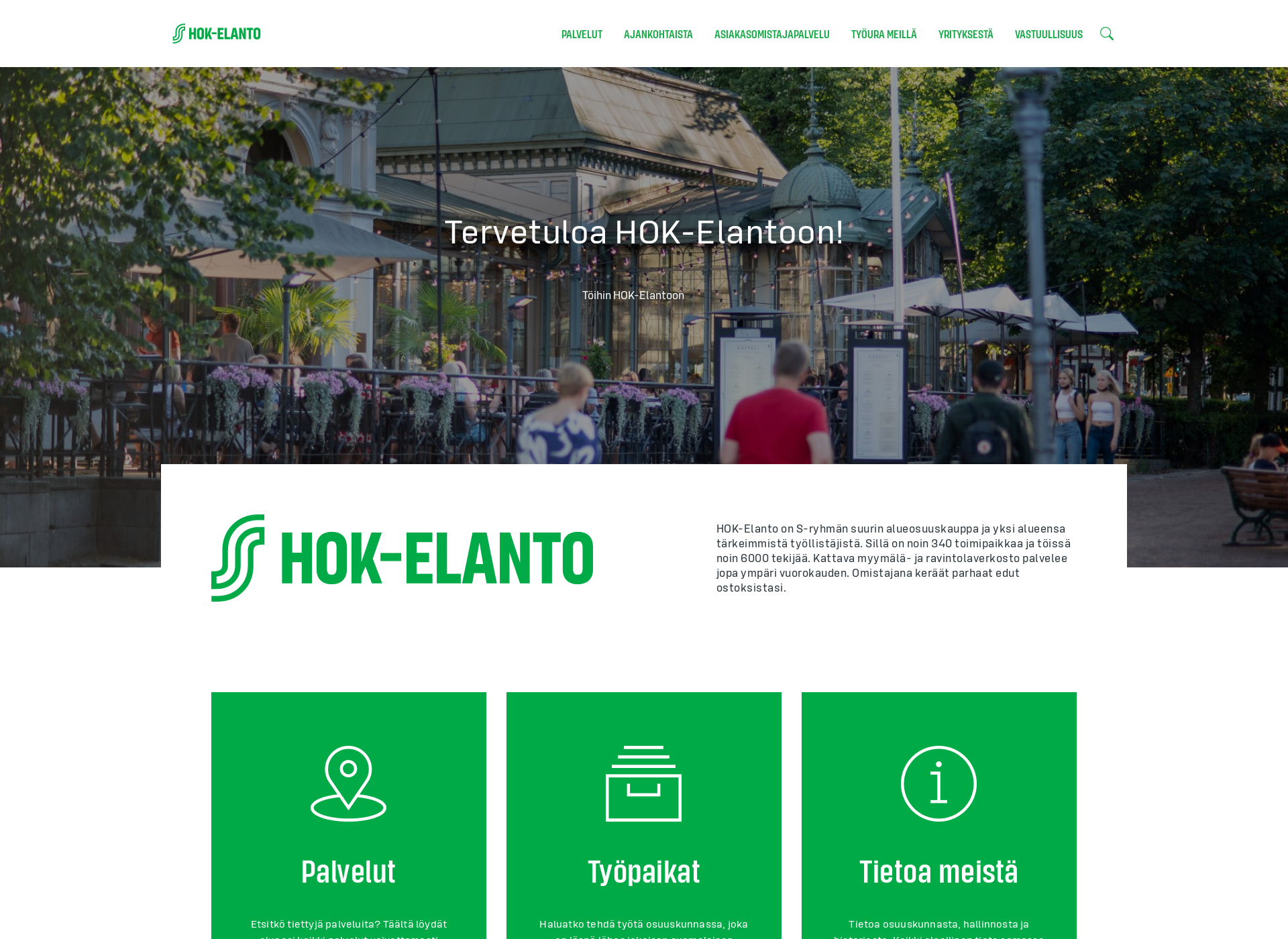 Screenshot for hok-elanto.fi