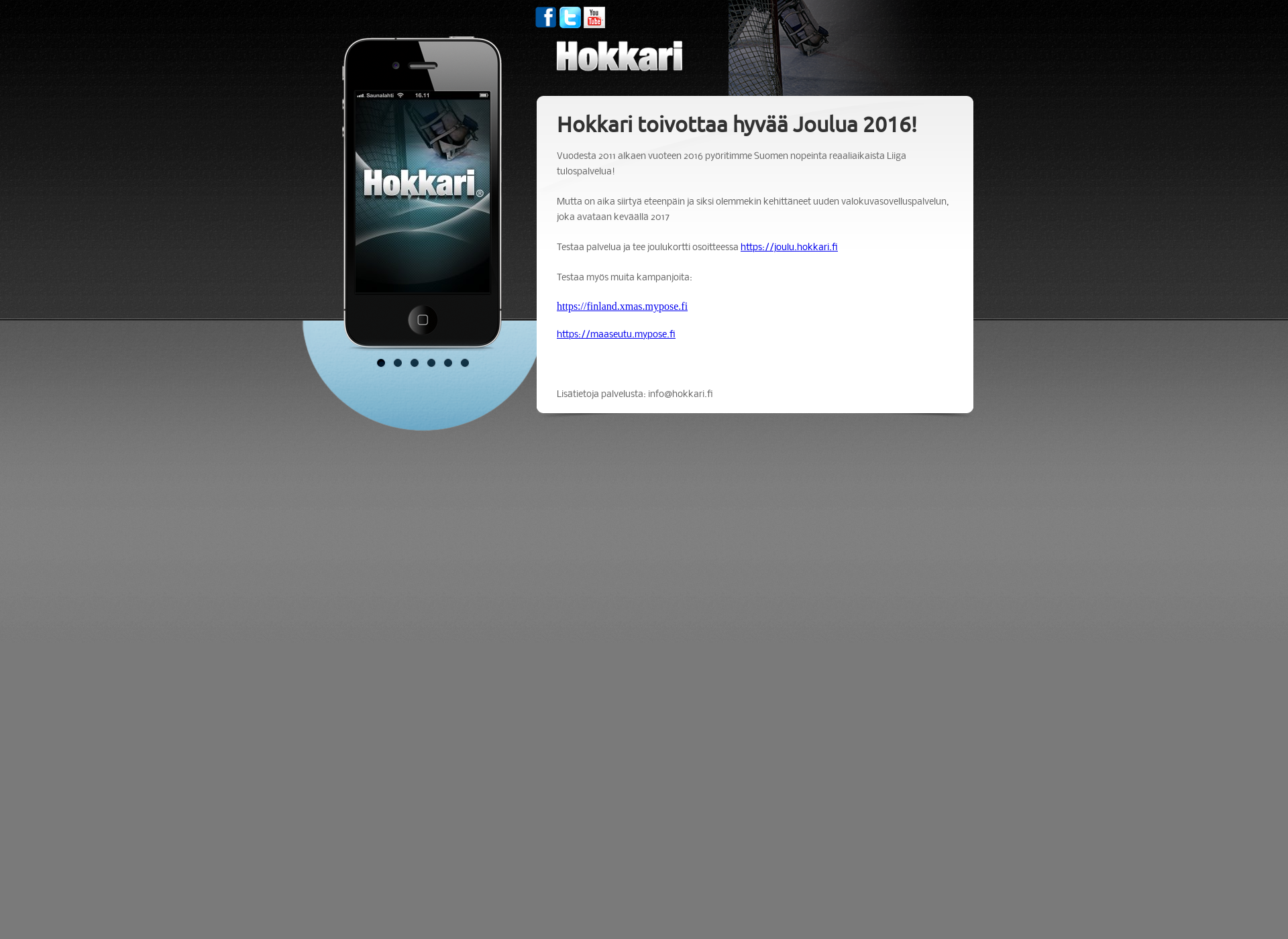 Screenshot for hokkari.fi