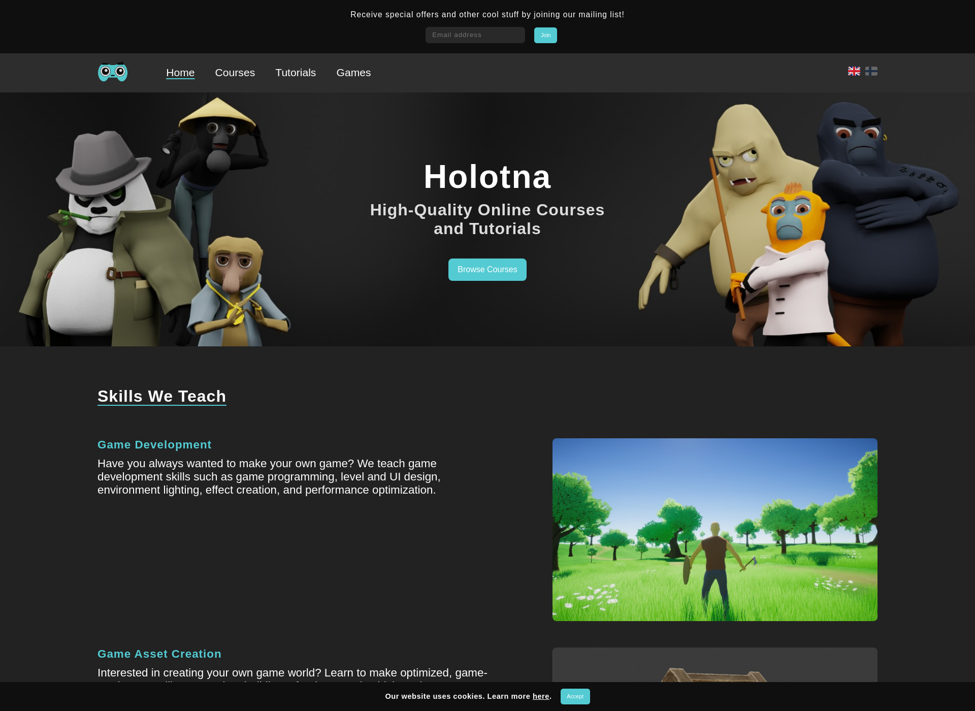 Screenshot for holotna.com