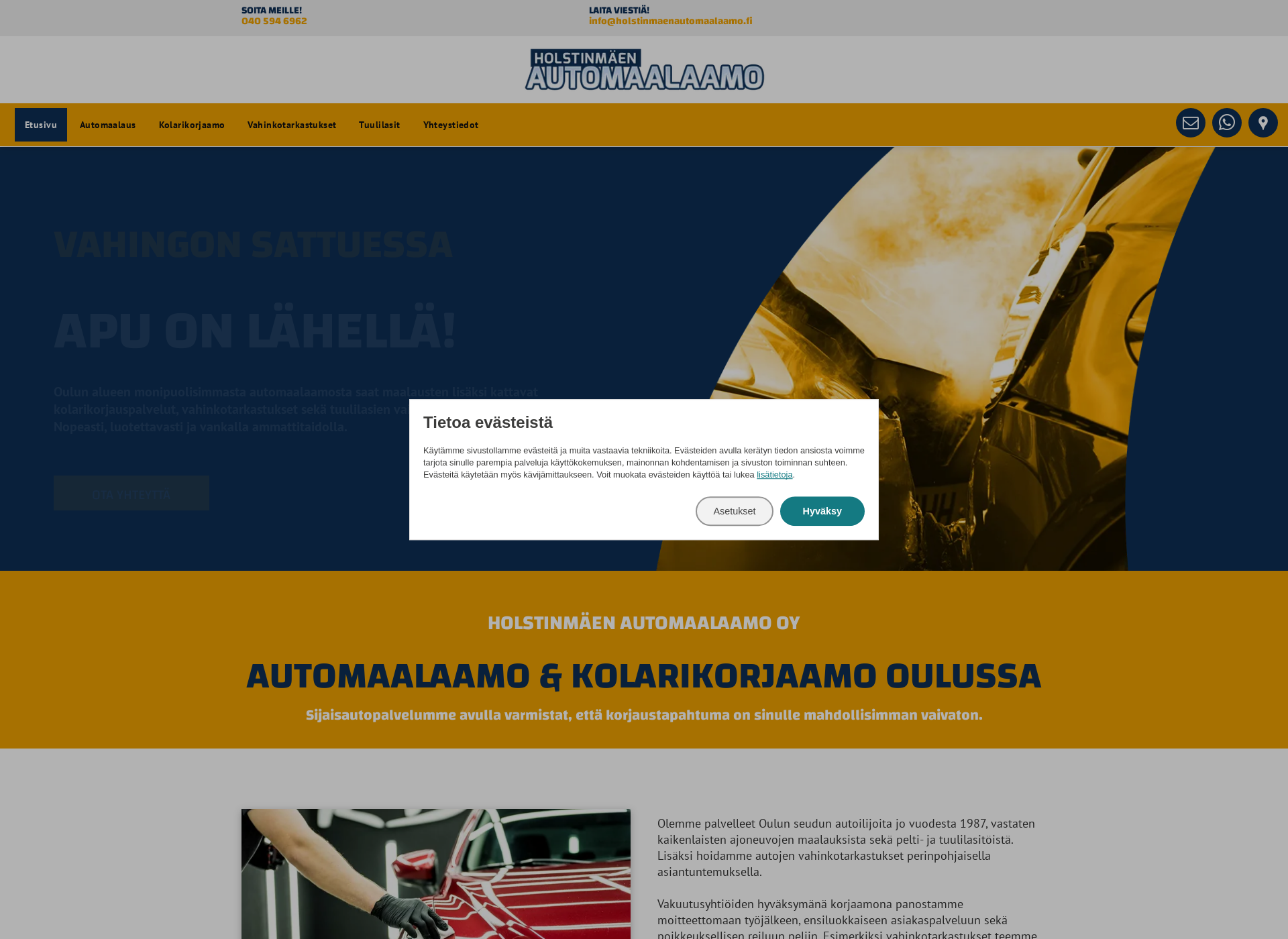 Screenshot for holstinmaenautomaalaamo.fi