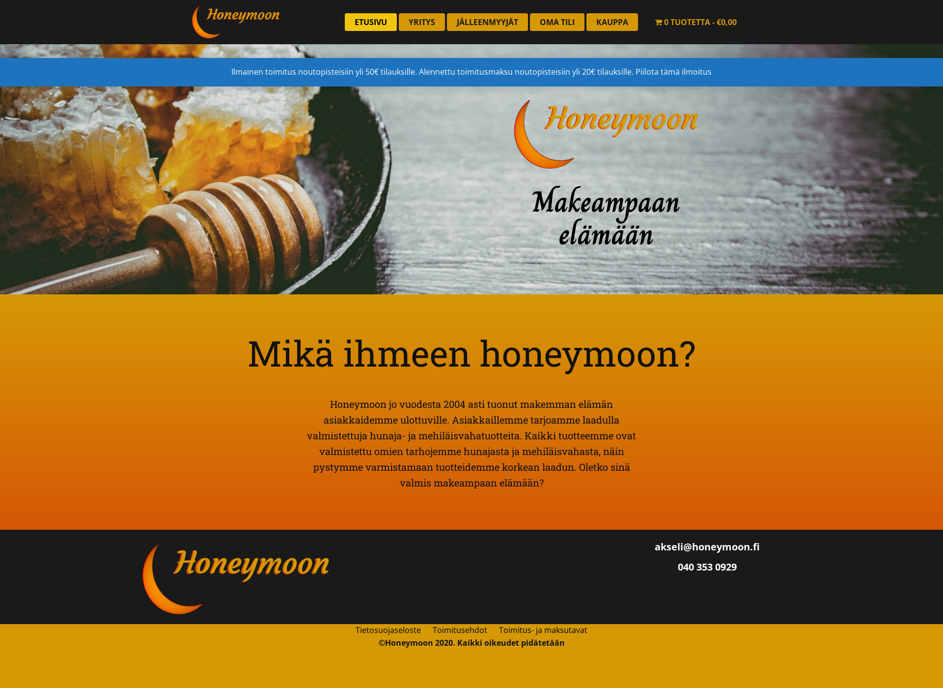Näyttökuva honeymoon.fi