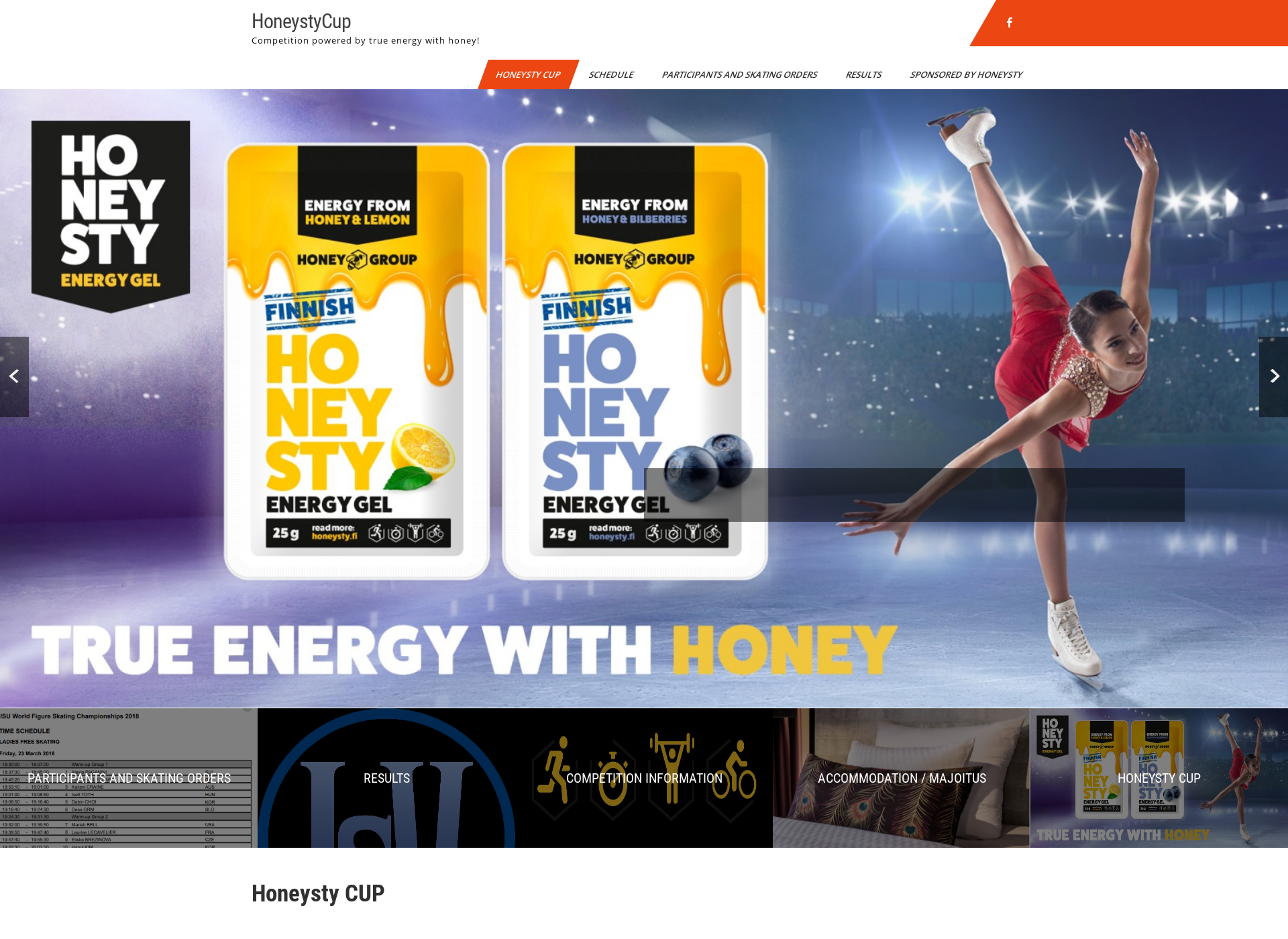 Screenshot for honeystycup.fi