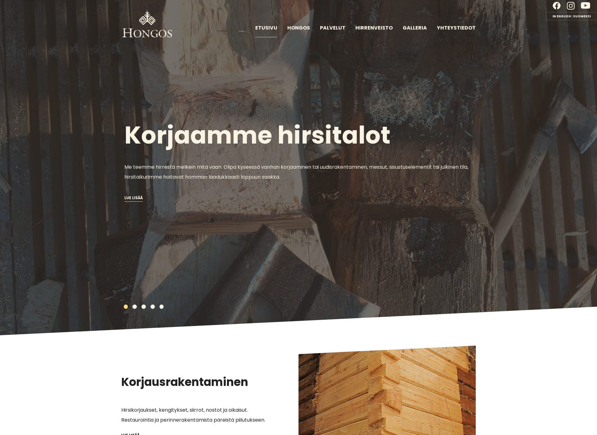 Screenshot for hongos.fi