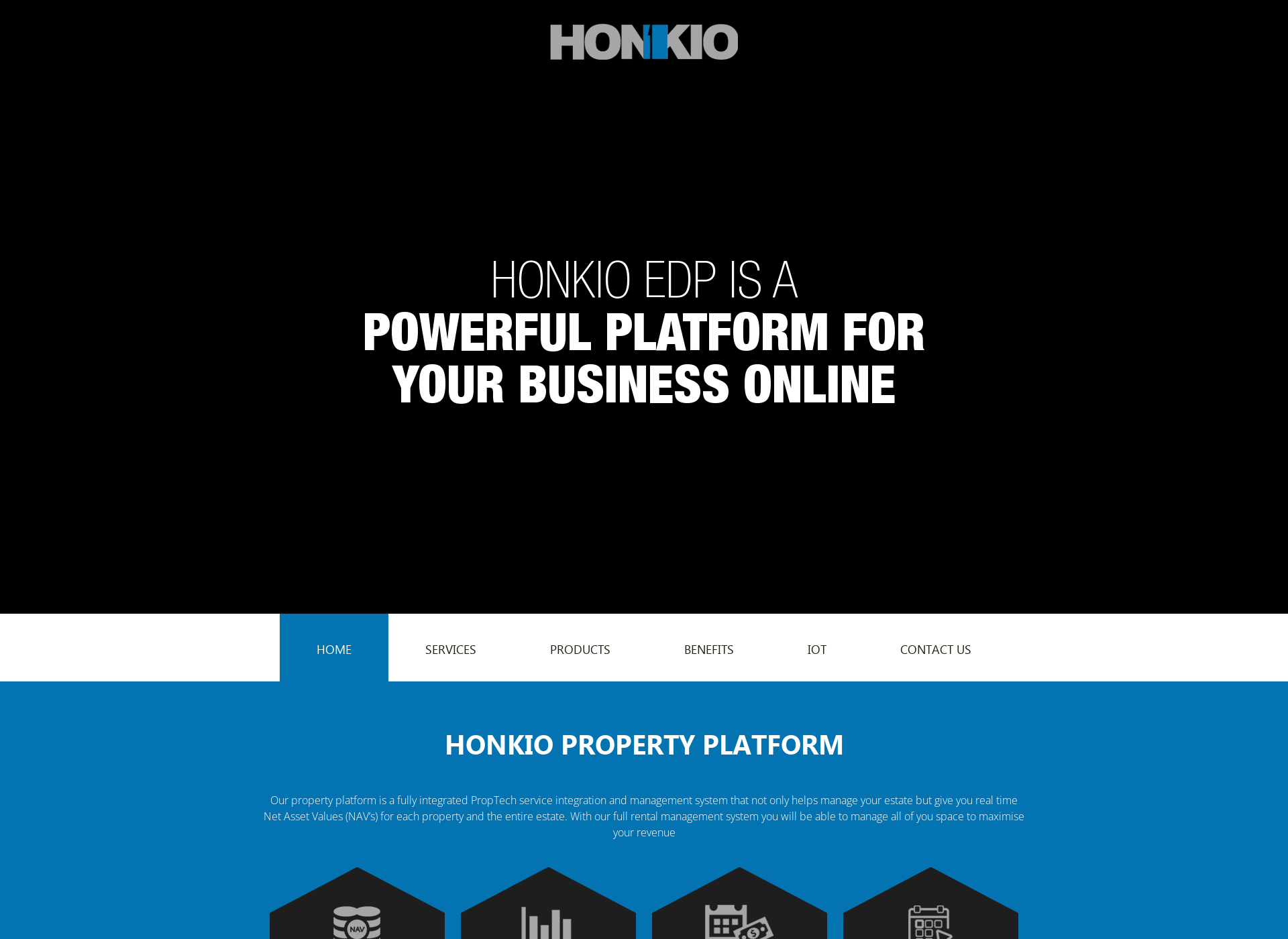 Screenshot for honkio.com