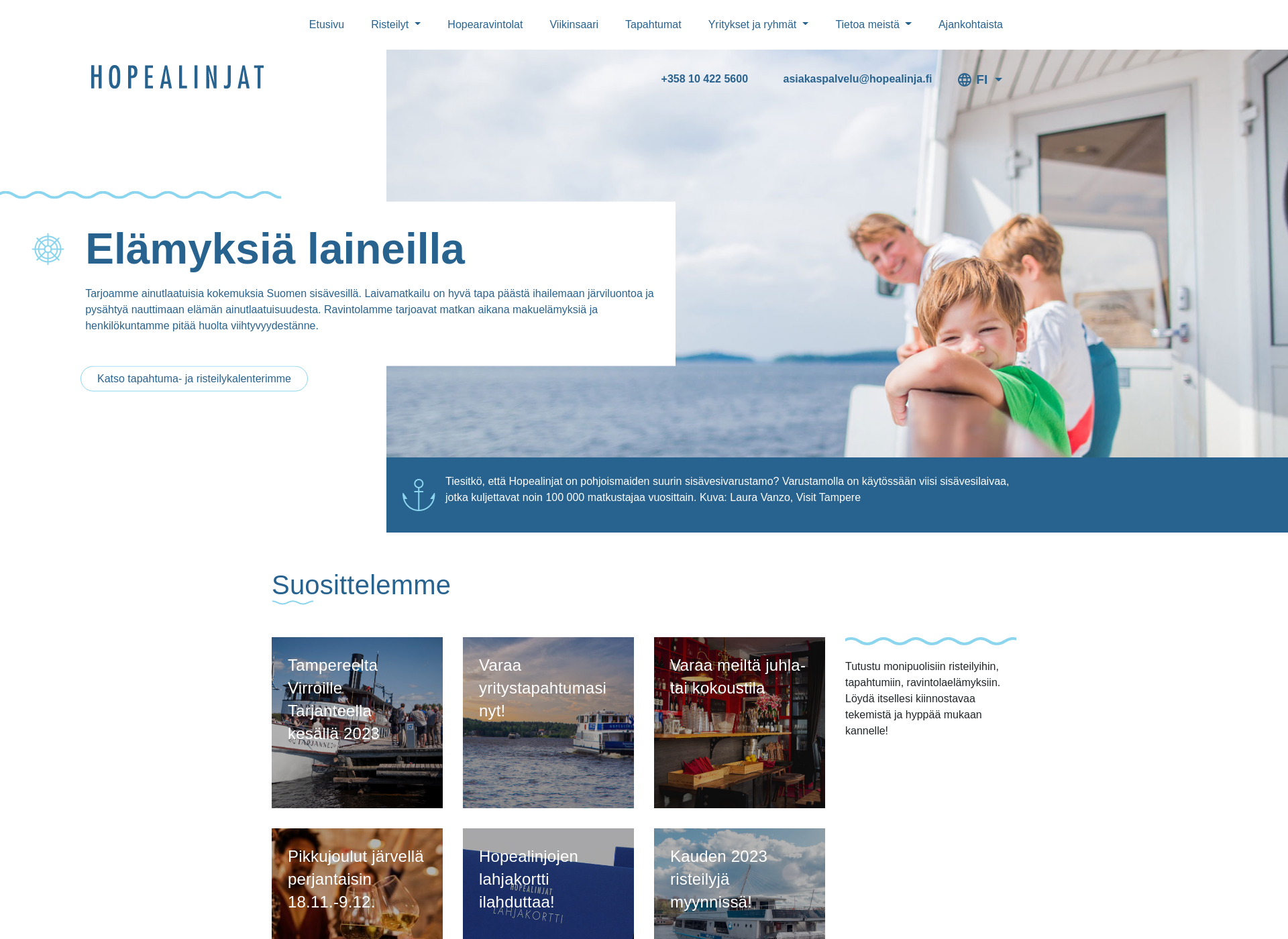 Screenshot for hopealinjat.fi