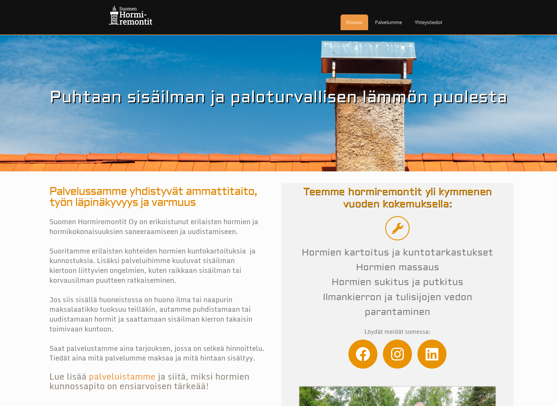 Screenshot for hormiremontit.fi