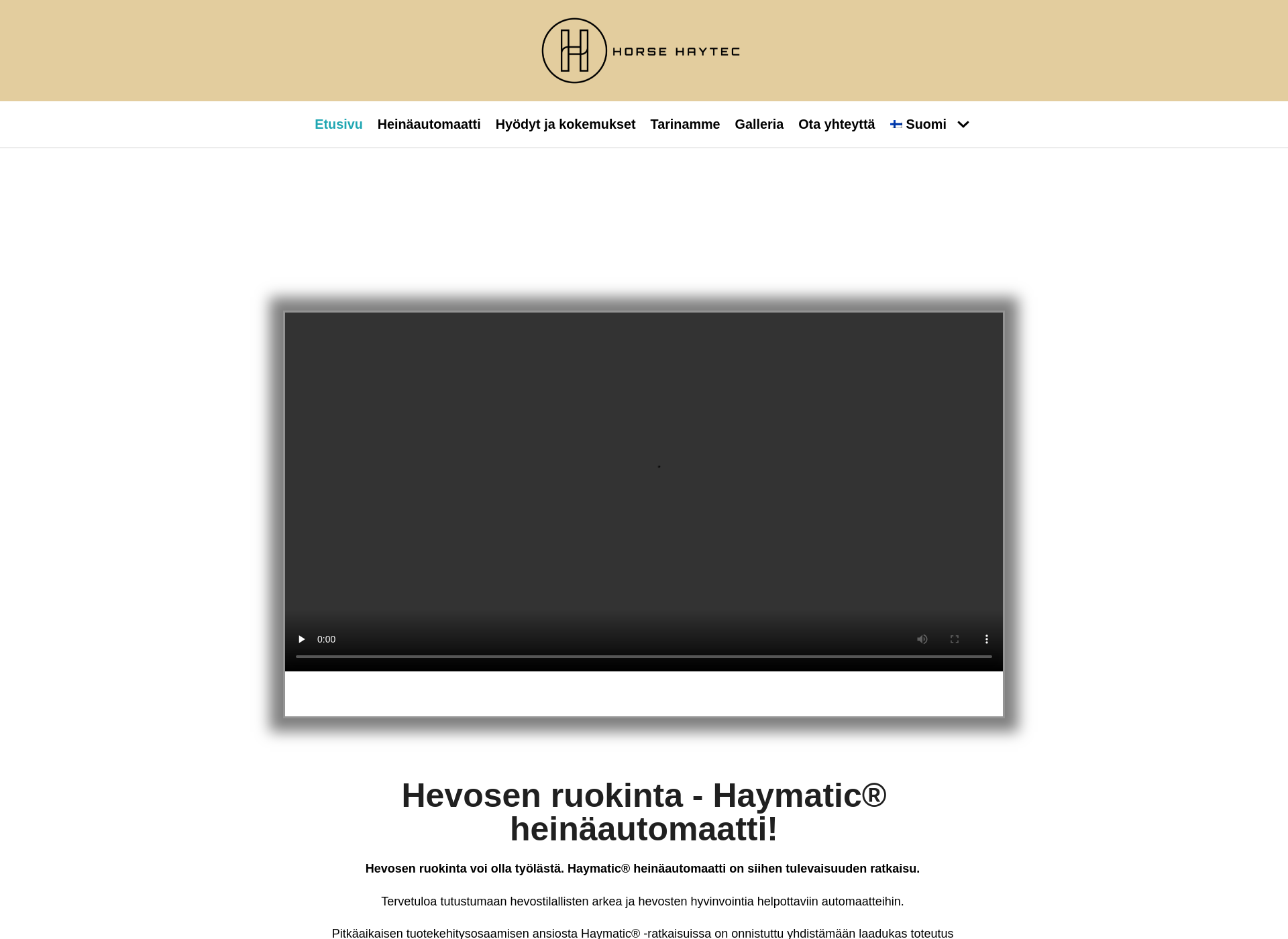 Skärmdump för horsehaytec.fi