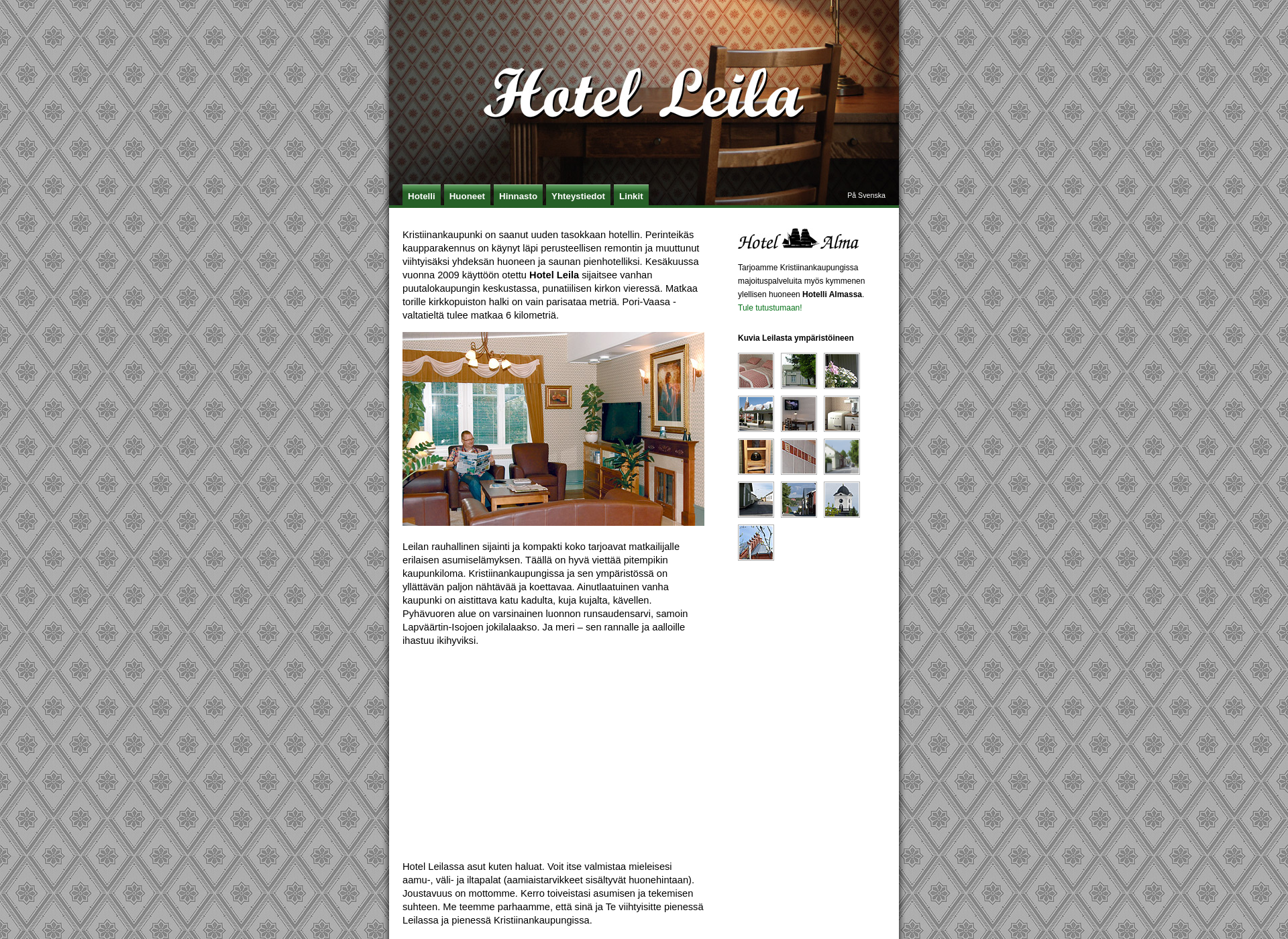Screenshot for hotelleila.fi