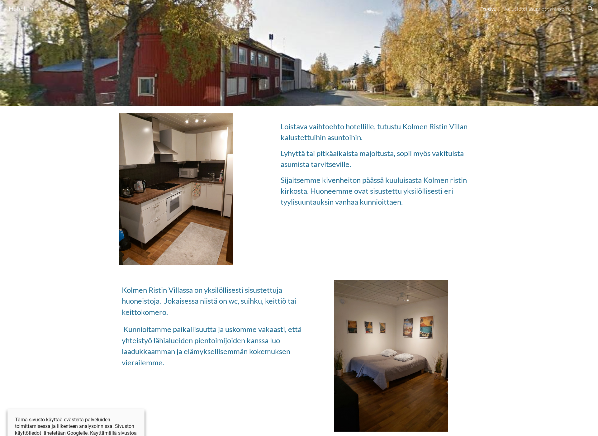 Skärmdump för hotelli-imatra.fi