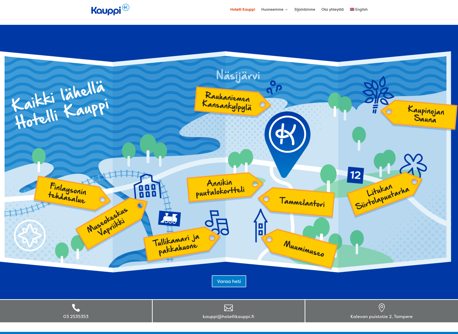 Screenshot for hotelli-kauppi.fi