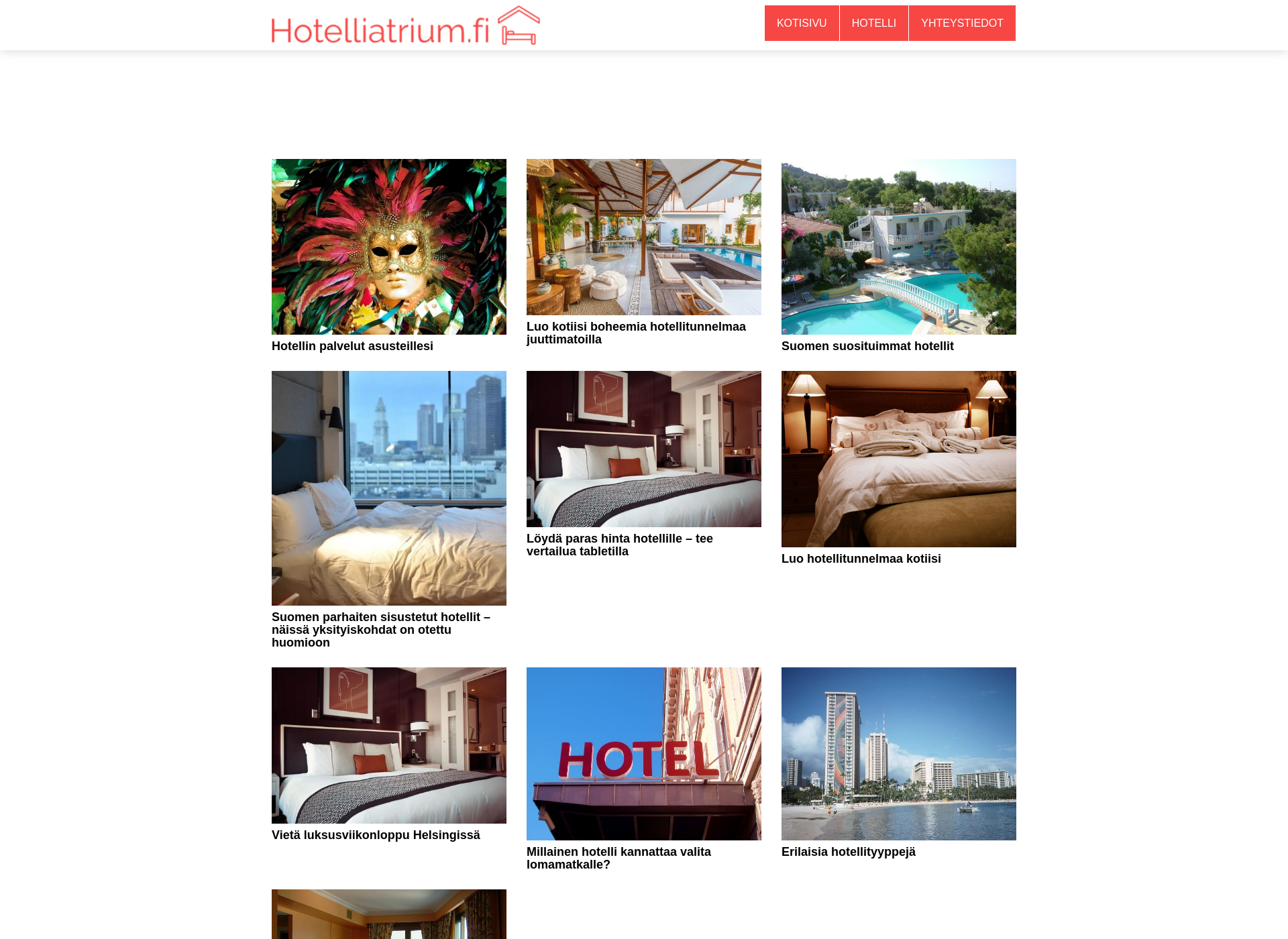Screenshot for hotelliatrium.fi