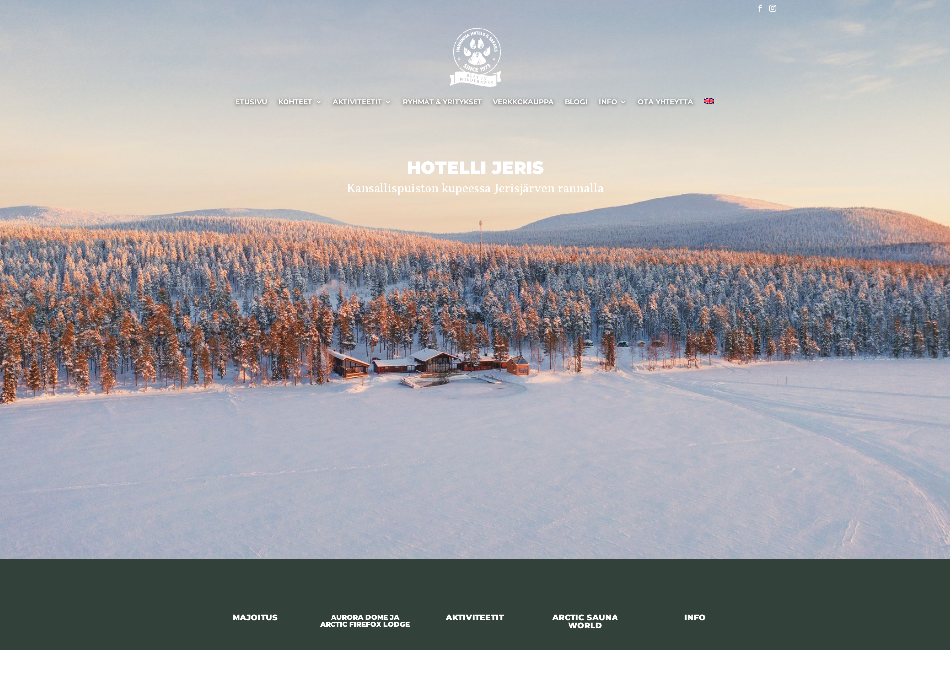 Screenshot for hotellijeris.fi