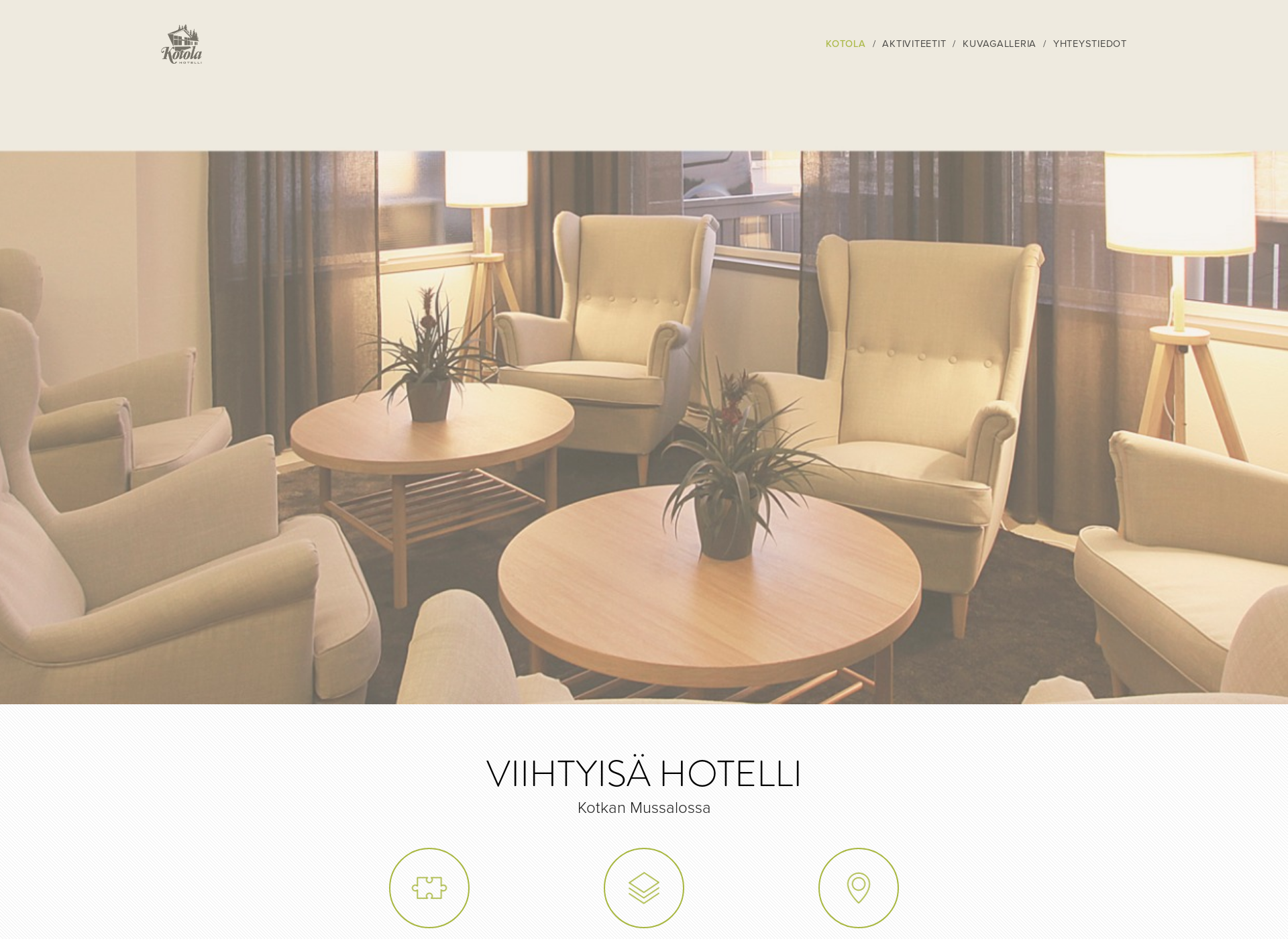 Skärmdump för hotellikotola.fi