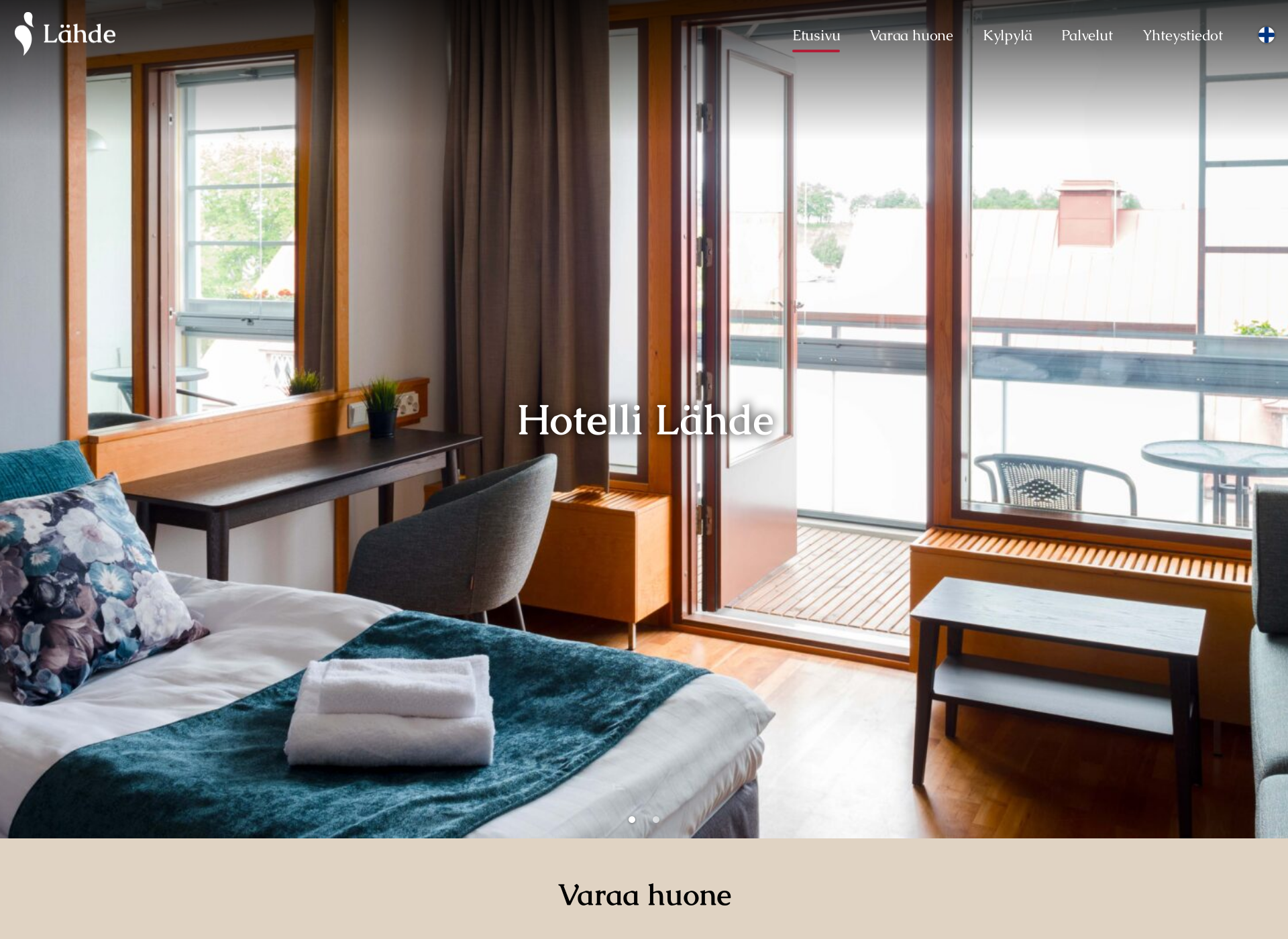 Screenshot for hotellilähde.fi