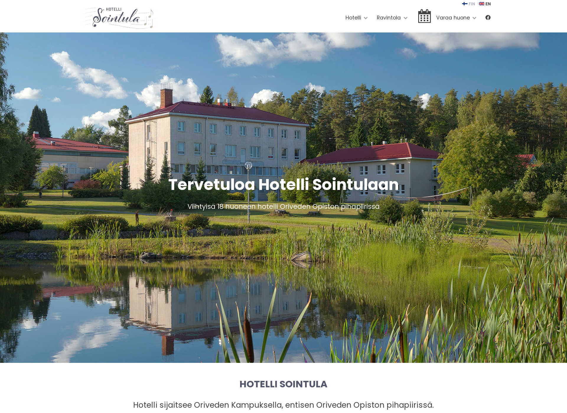 Screenshot for hotellisointula.fi