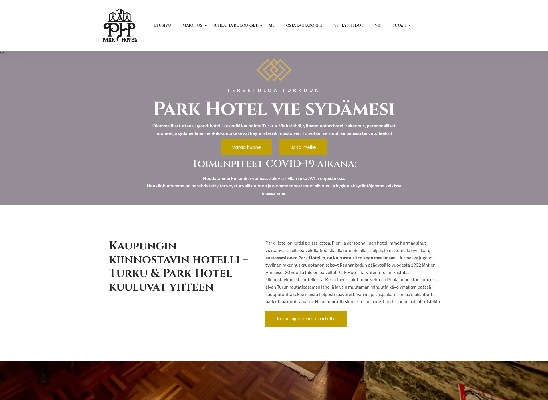 Screenshot for hotelturku.fi
