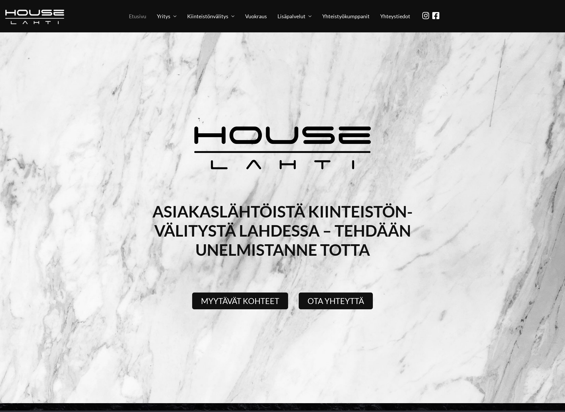 Screenshot for houselahti.fi