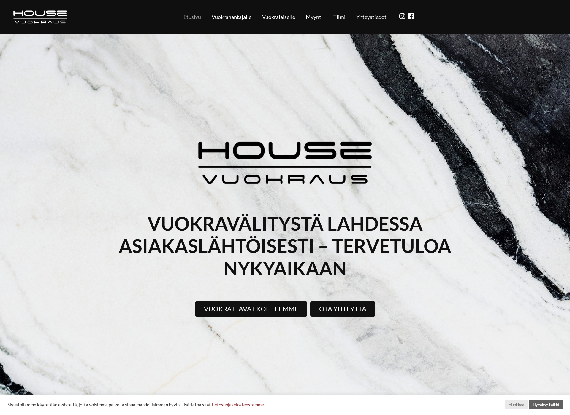Skärmdump för housevuokraus.fi