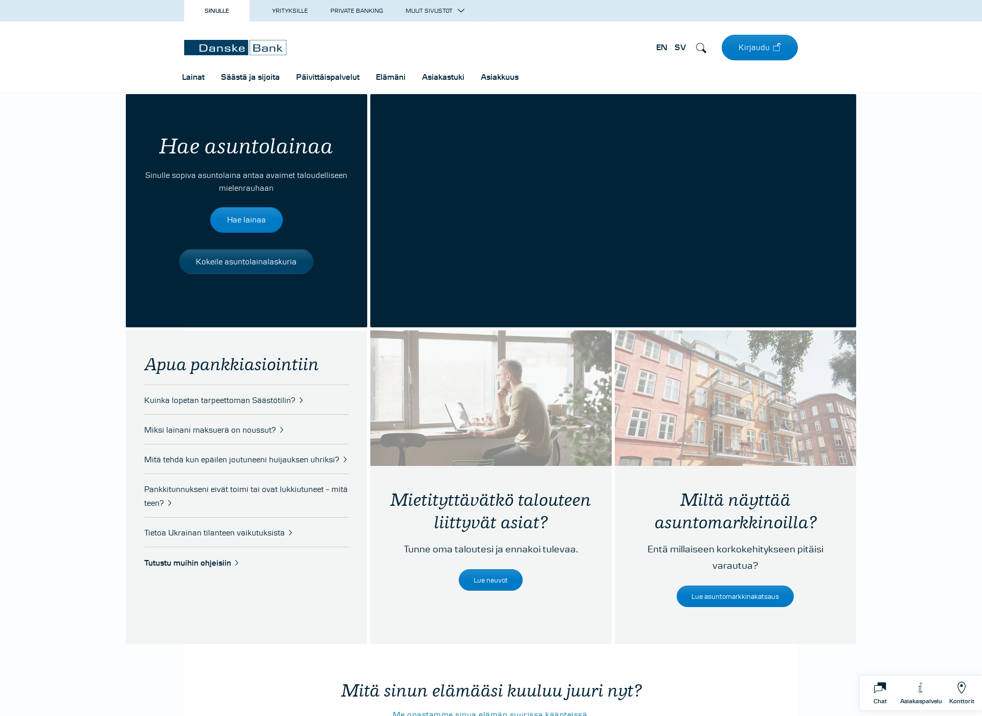 Skärmdump för housingloanbank.fi