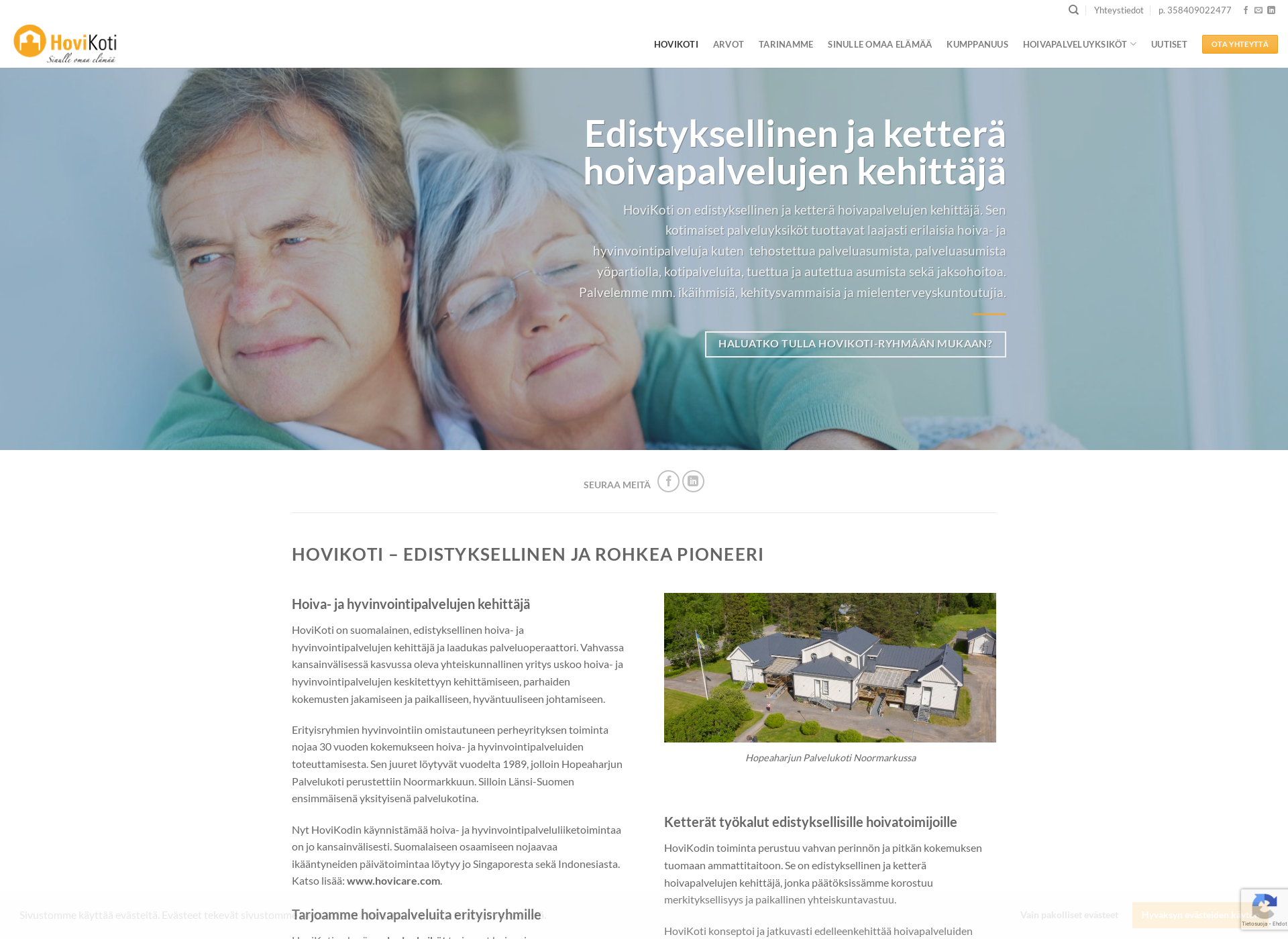 Screenshot for hoviklubi.fi