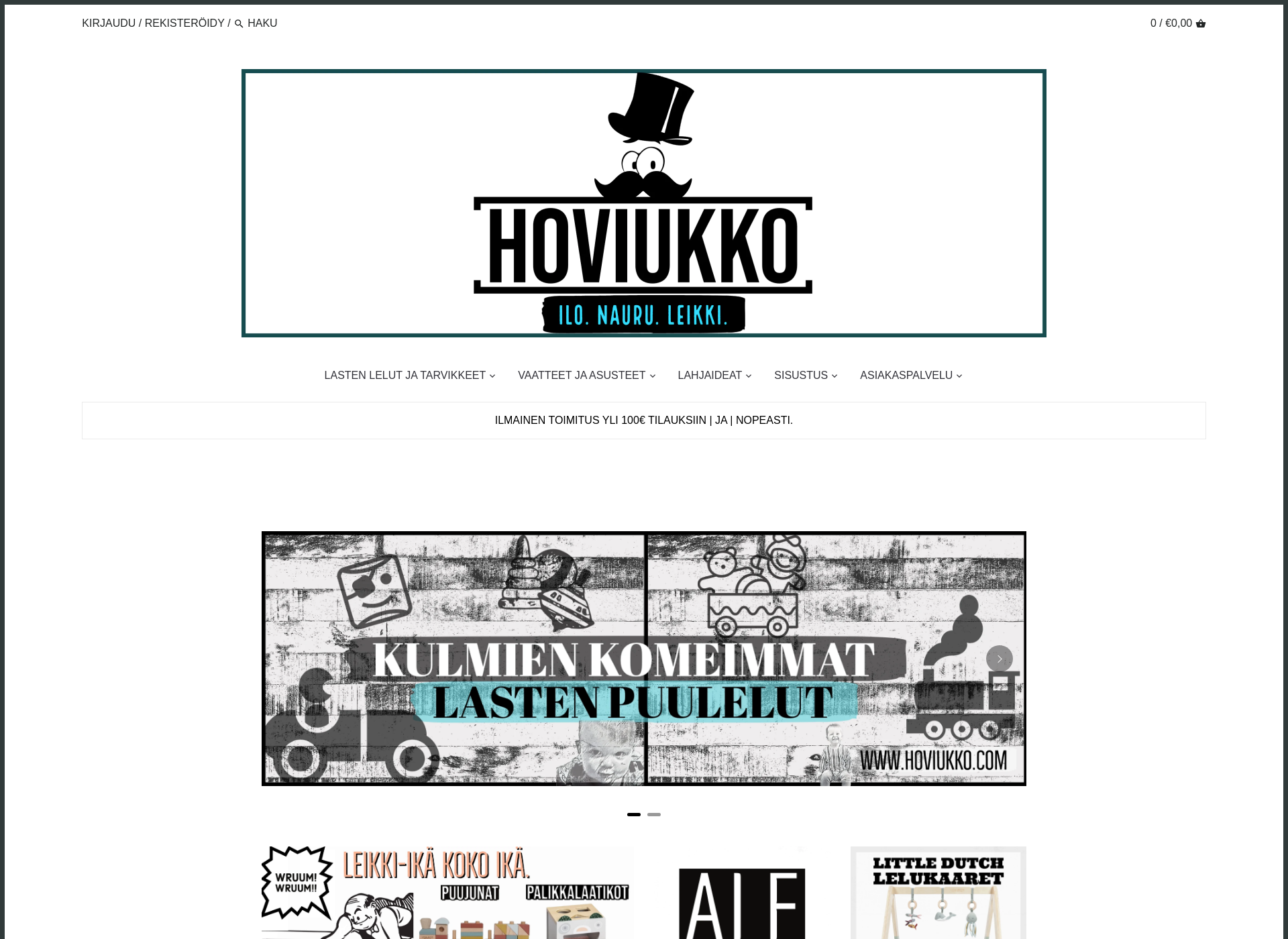 Skärmdump för hoviukko.com